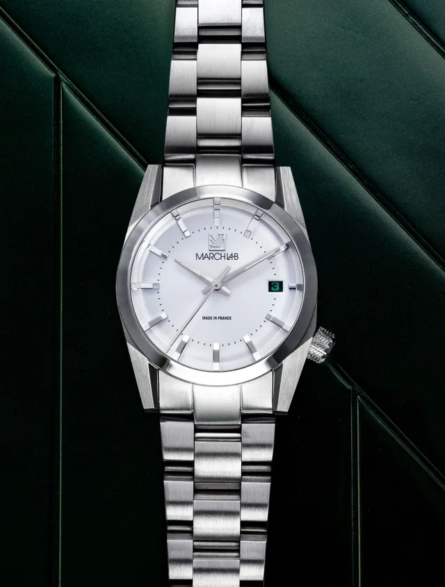 march-la-b-montre-am69-electrique-white-36-mm-blanche-quartz image 1