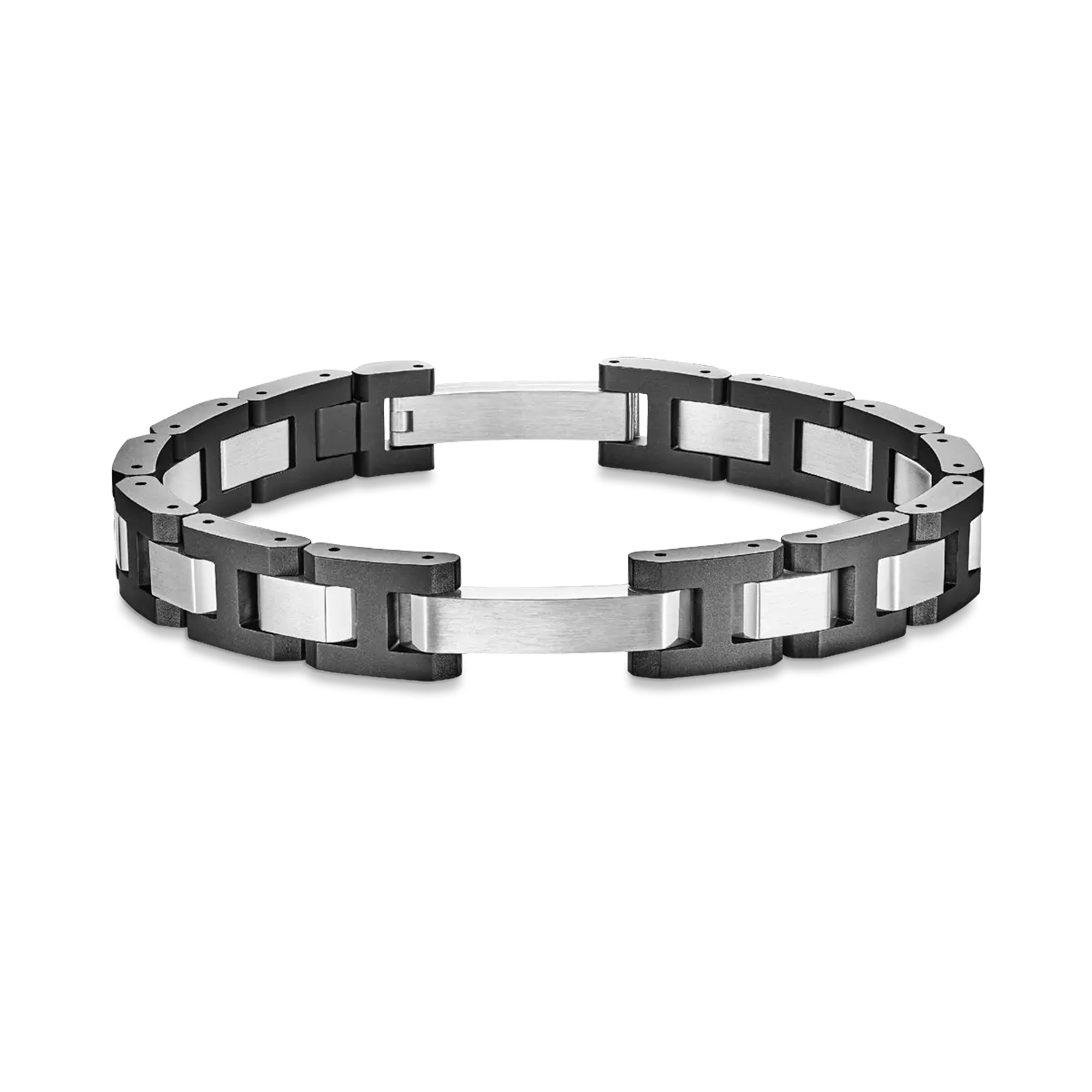 herbelin-bracelet-cap-camarat-bijou-homme-acier-c-ramique-noire image 1