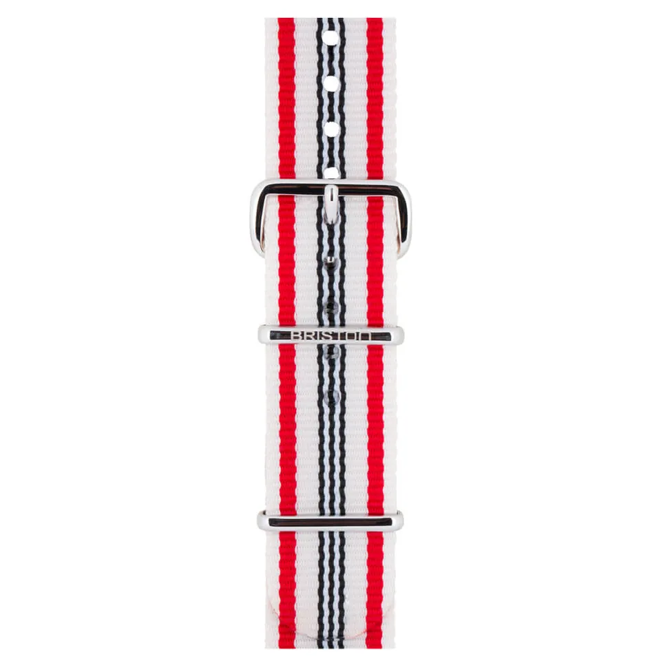 briston-bracelet-type-nato-20-mm-beige-rouge-bleu image 1