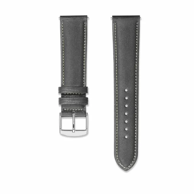 charlie-paris-bracelet-montre-cuir-gris-20mm-coutures-crues image 1