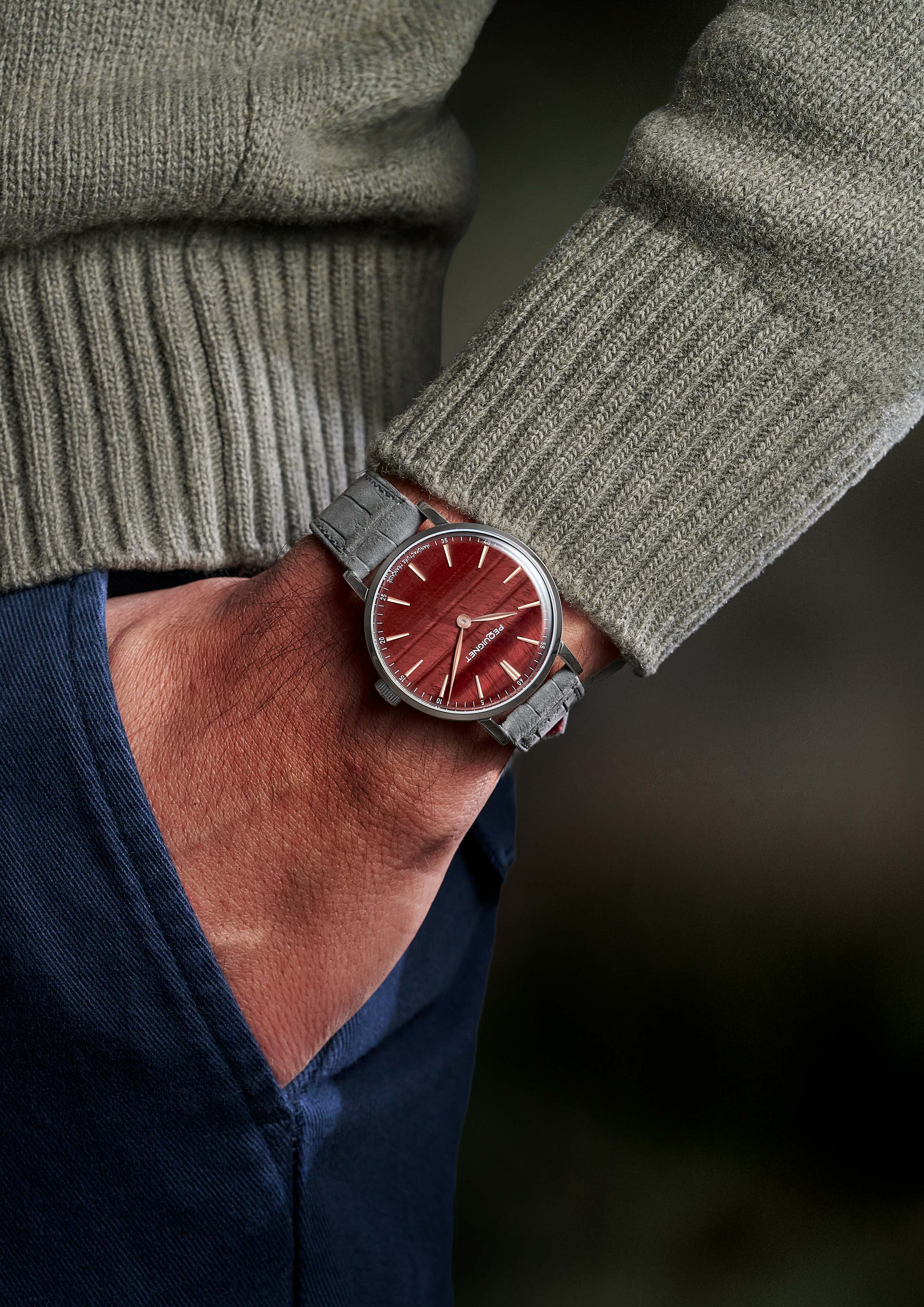 pequignet-attitude-il-de-tigre-39-mm-pierre-naturelle-s-rie-limit-e-acier image 3