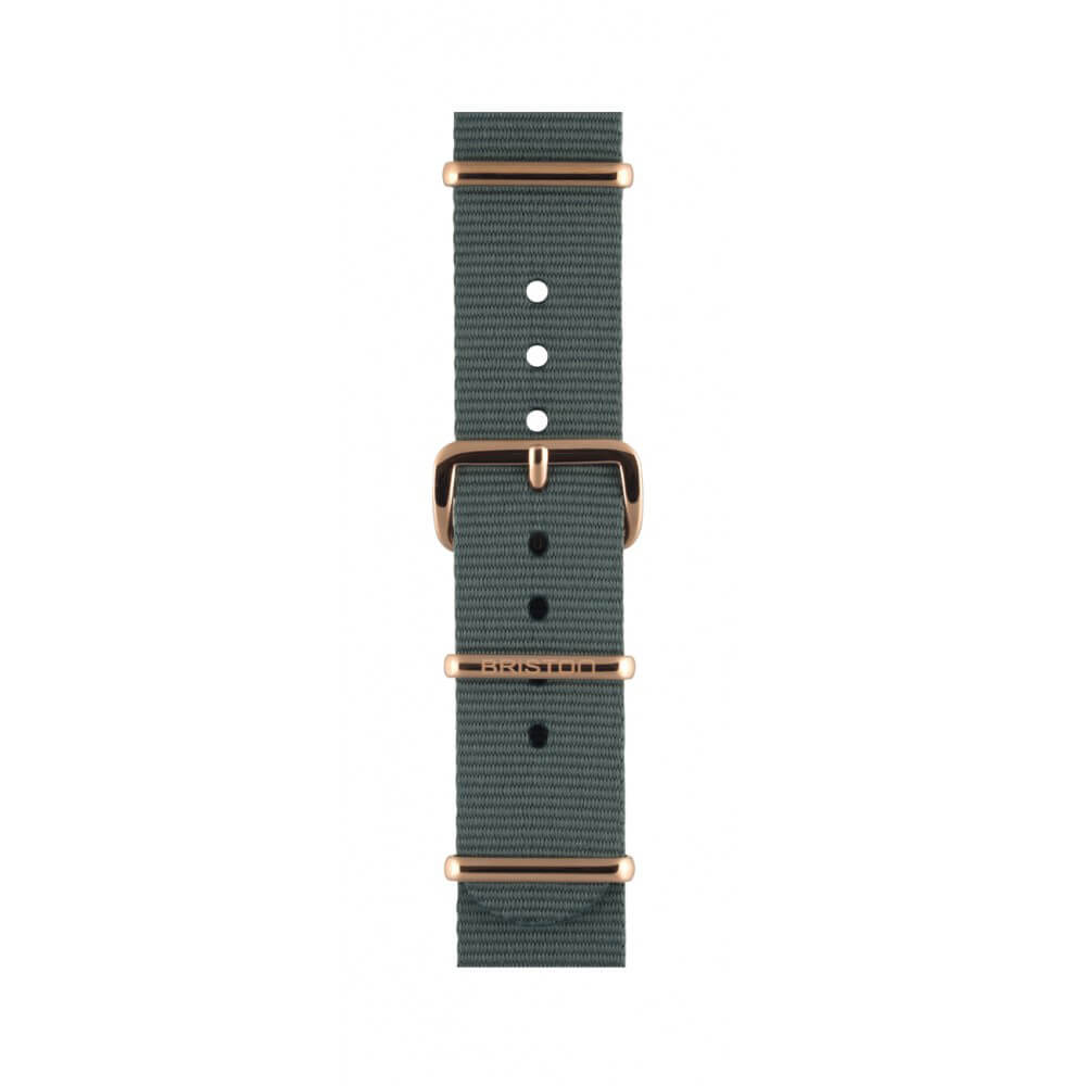 briston-clubmaster-classic-bracelet-nato-18-mm-gris image 2