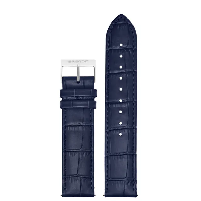 briston-bracelet-cuir-luxury-20-mm-bleu-mat image 1