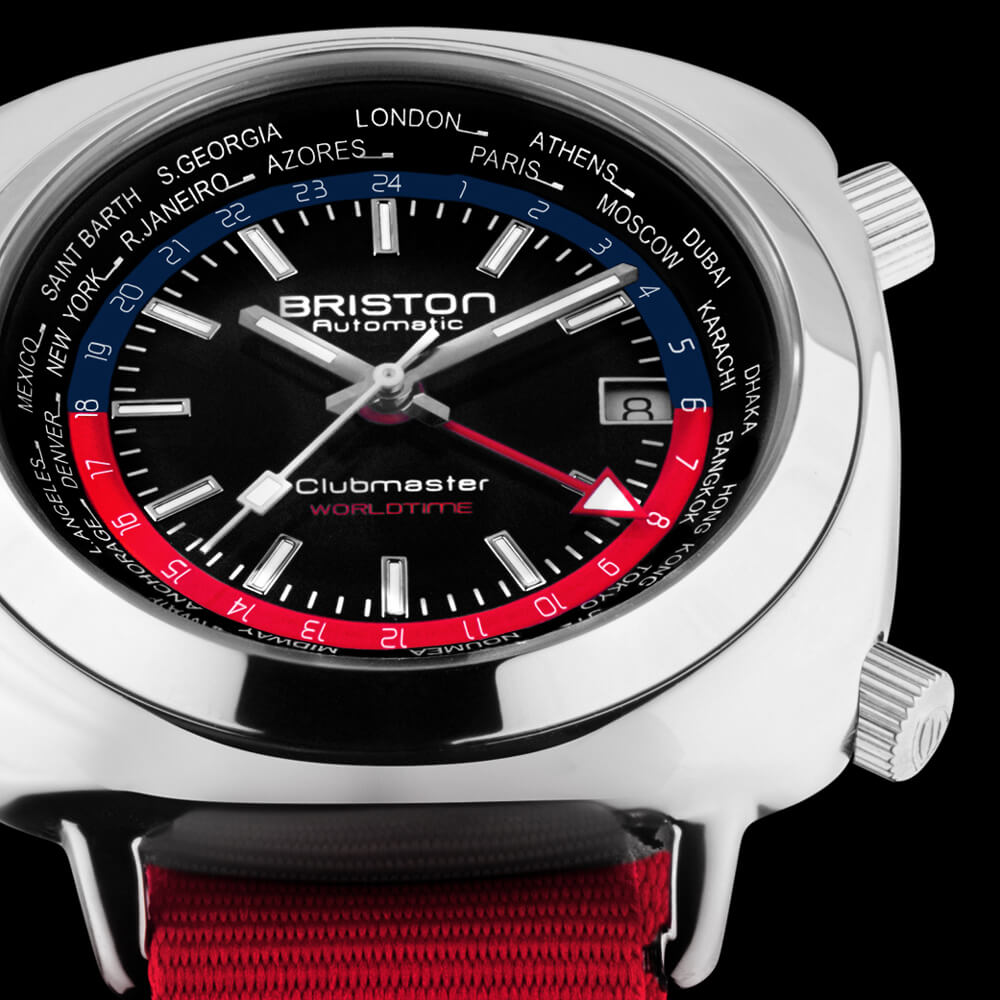 briston-clubmaster-traveler-worldtime-montre-automatique-gmt-42-mm-acier-rouge image 3