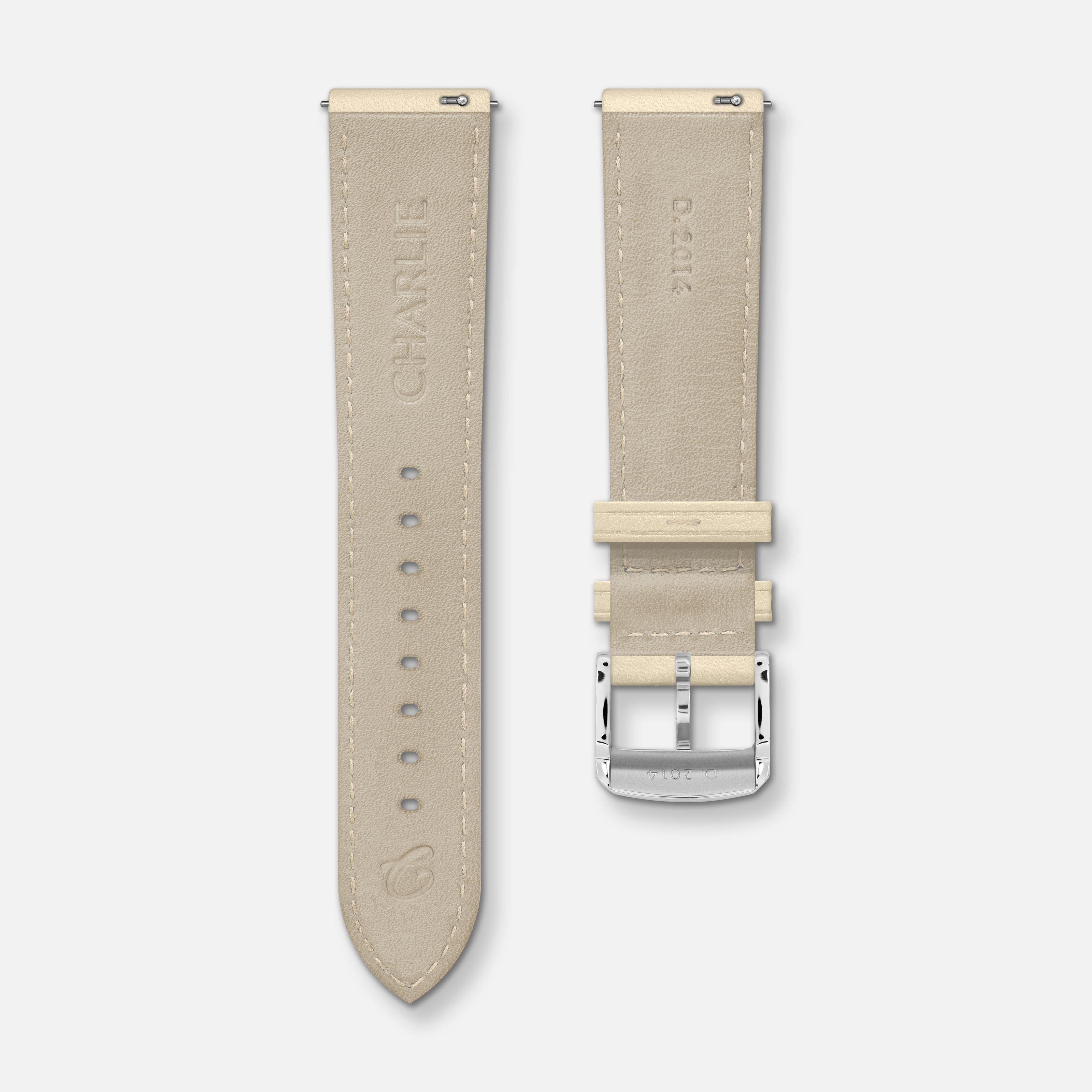 charlie-paris-bracelet-montre-cuir-sable-20mm-homme image 3