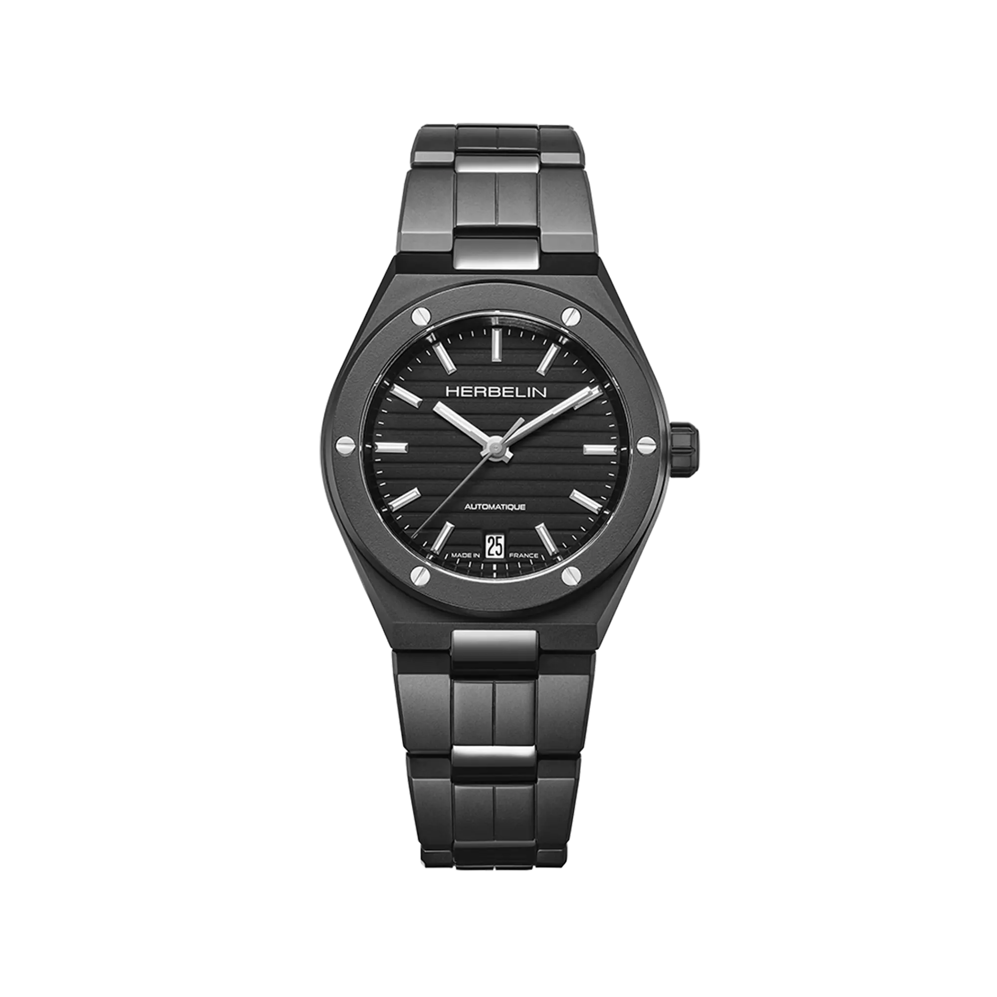 herbelin-cap-camarat-automatique-c-ramique-noir-mat-dition-limit-e-montre-homme image 1