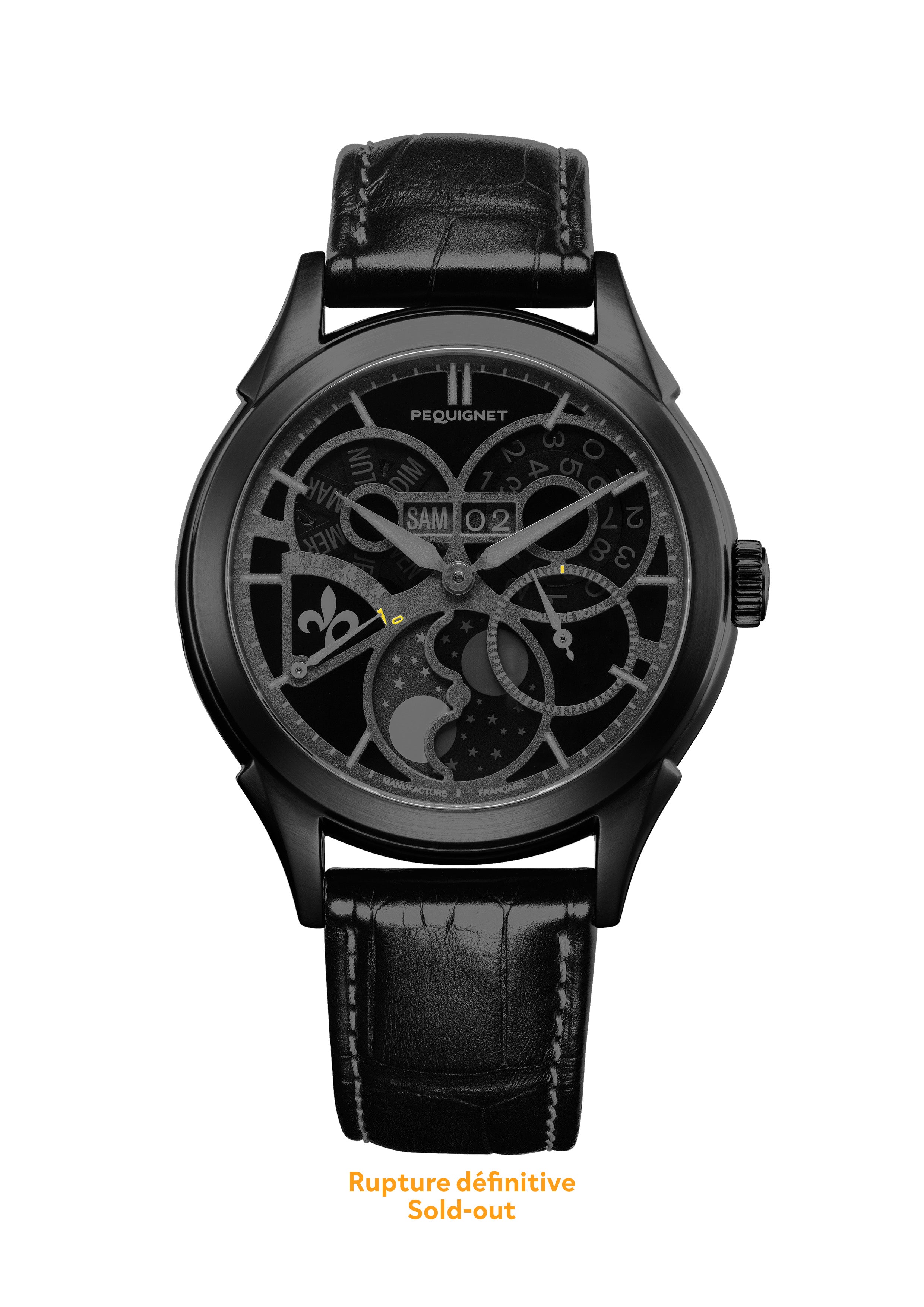 pequignet-royale-saphir-fant-me-noire-20-exemplaires-homme image 1