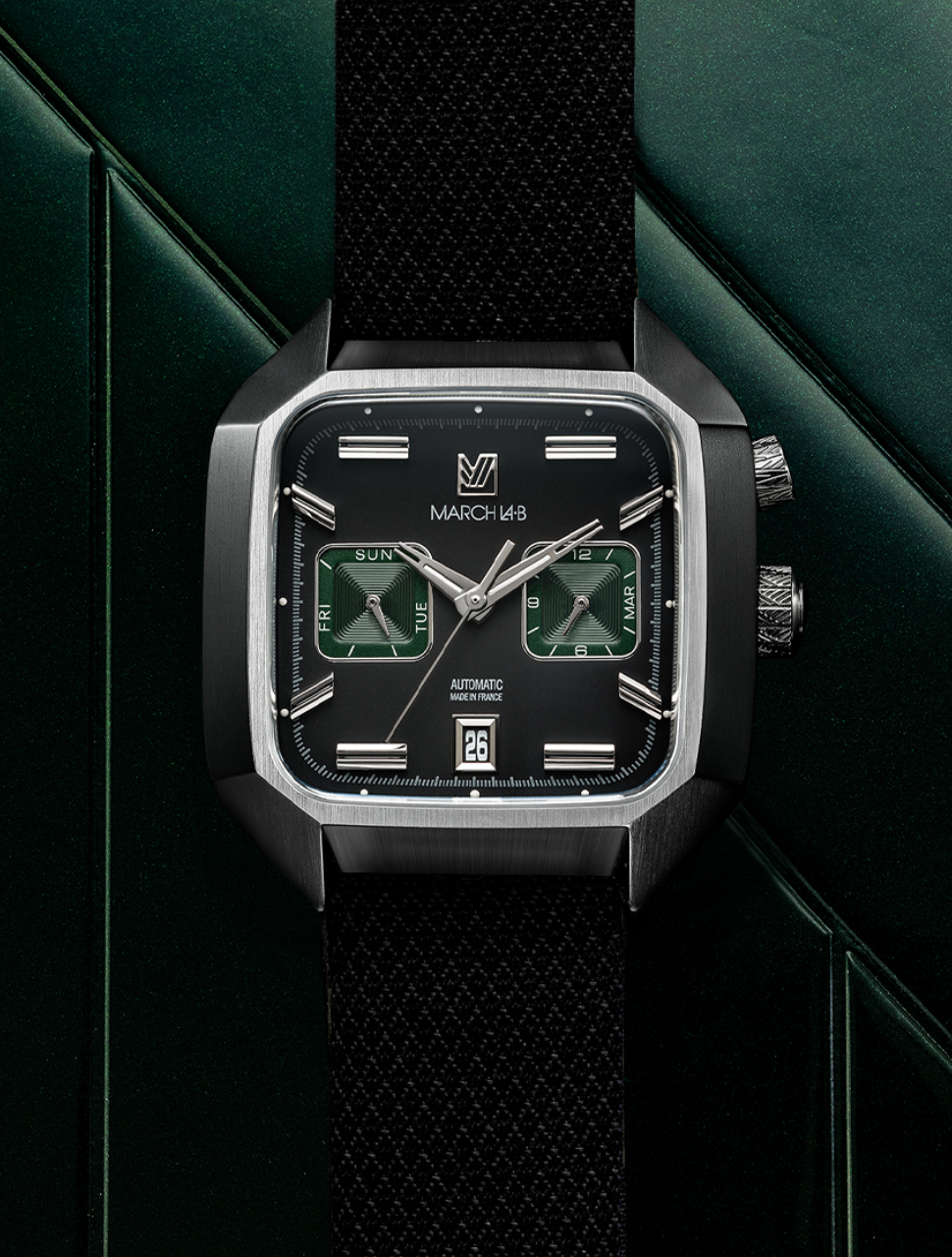 march-la-b-am2-calendar-automatique-phantom-41-mm-montre-homme-cadran-noir image 1