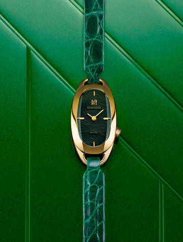 march-la-b-oblongue-drap-e-emerald-20-mm-montre-femme-ovale-dor-e-2 image 2