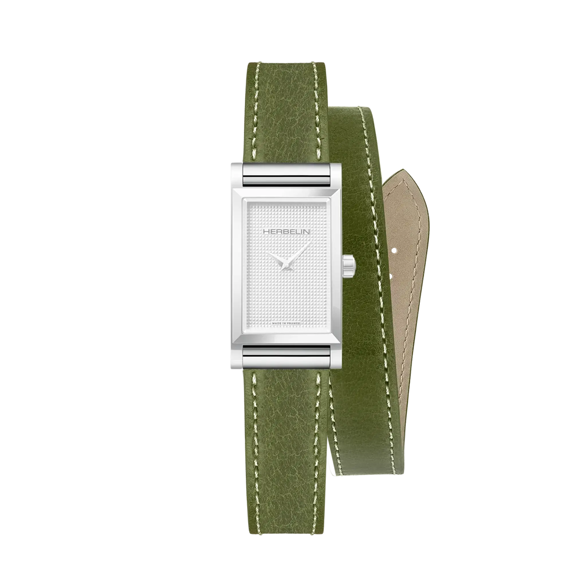 herbelin-antar-s-bracelet-double-tour-ibiza-liscio-lattuga-vert image 2