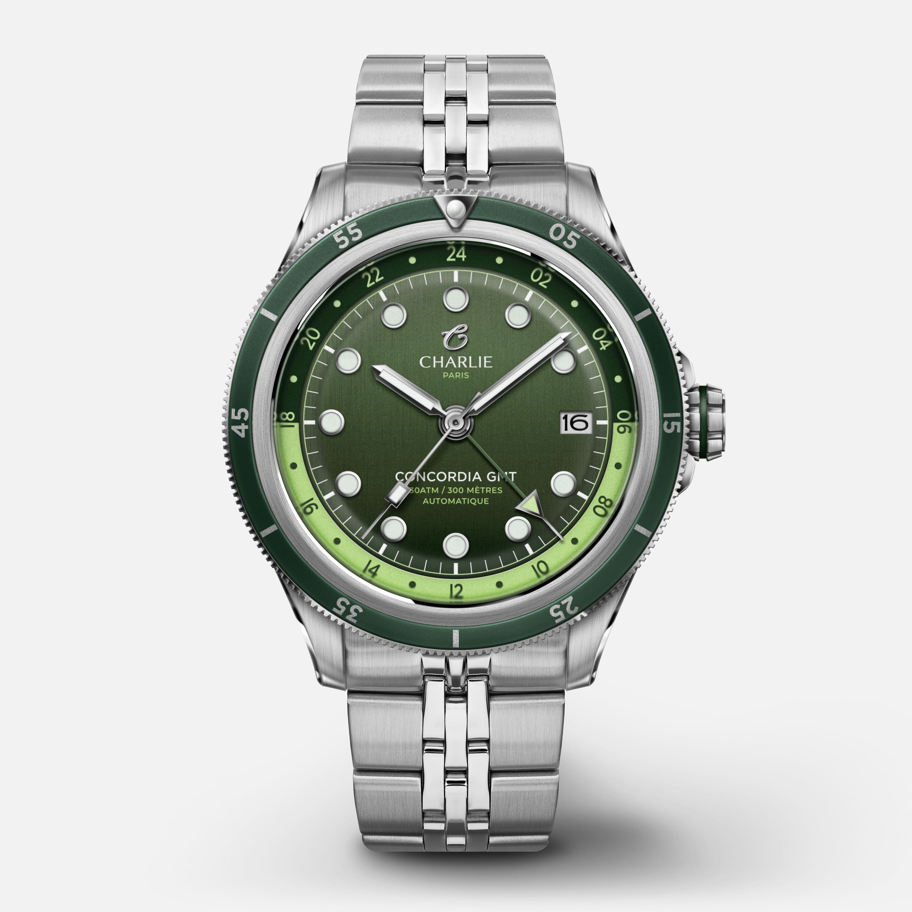 charlie-paris-concordia-gmt-montre-automatique-40mm-sauge image 1
