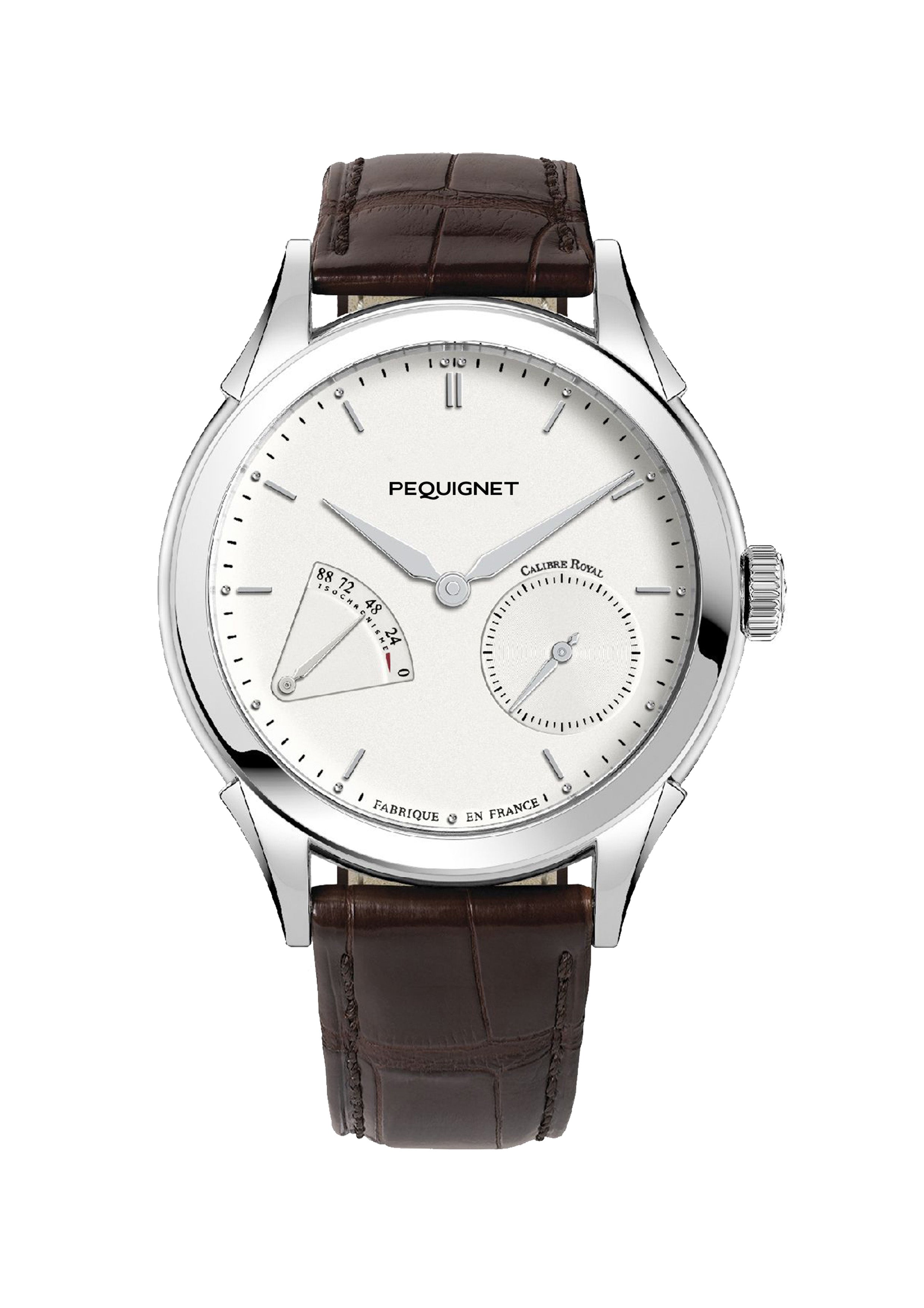 pequignet-royale-origine-montre-automatique-cadran-argent-opalin-calibre-royal image 4