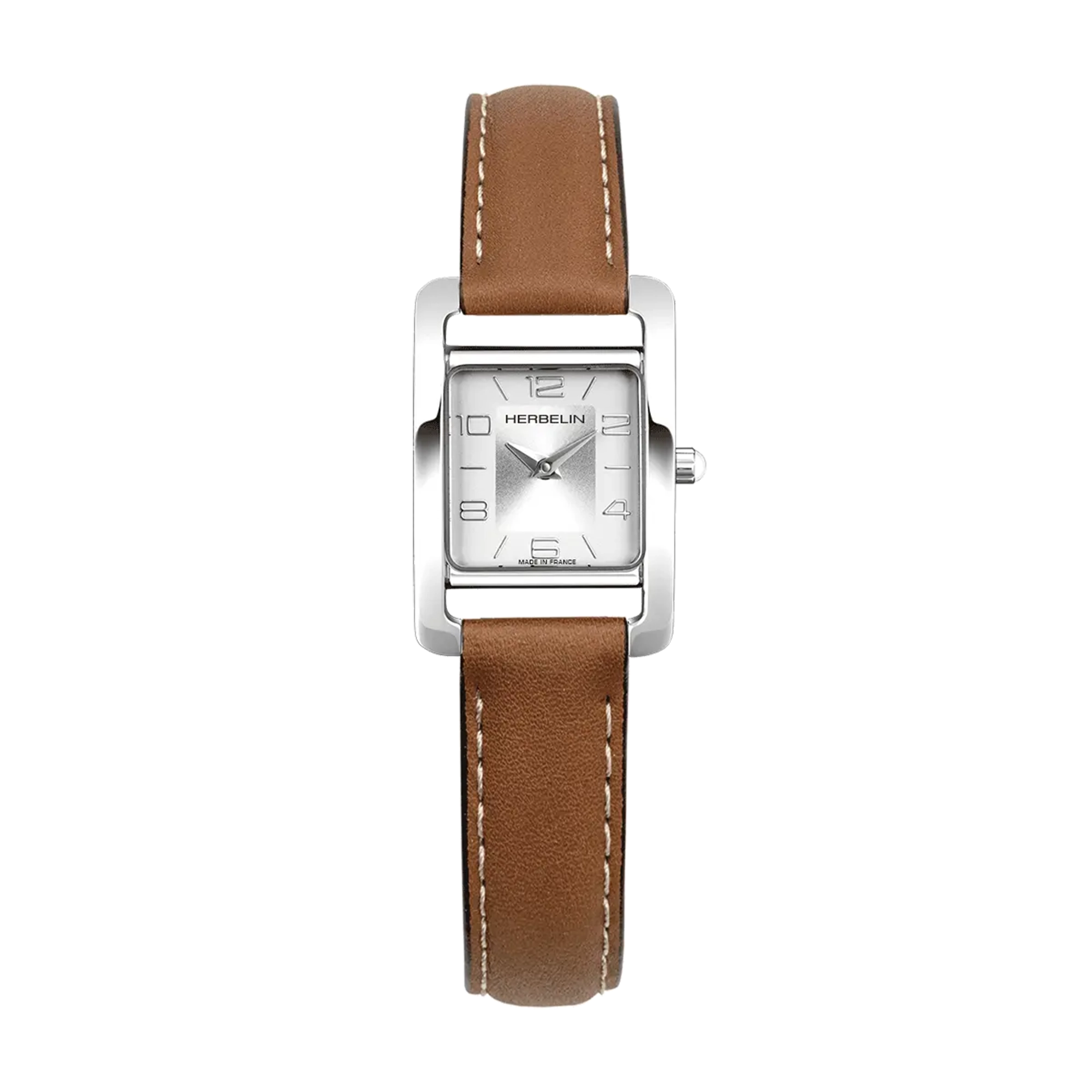 herbelin-ve-avenue-quartz-dame-nacre-cuir-brun image 1