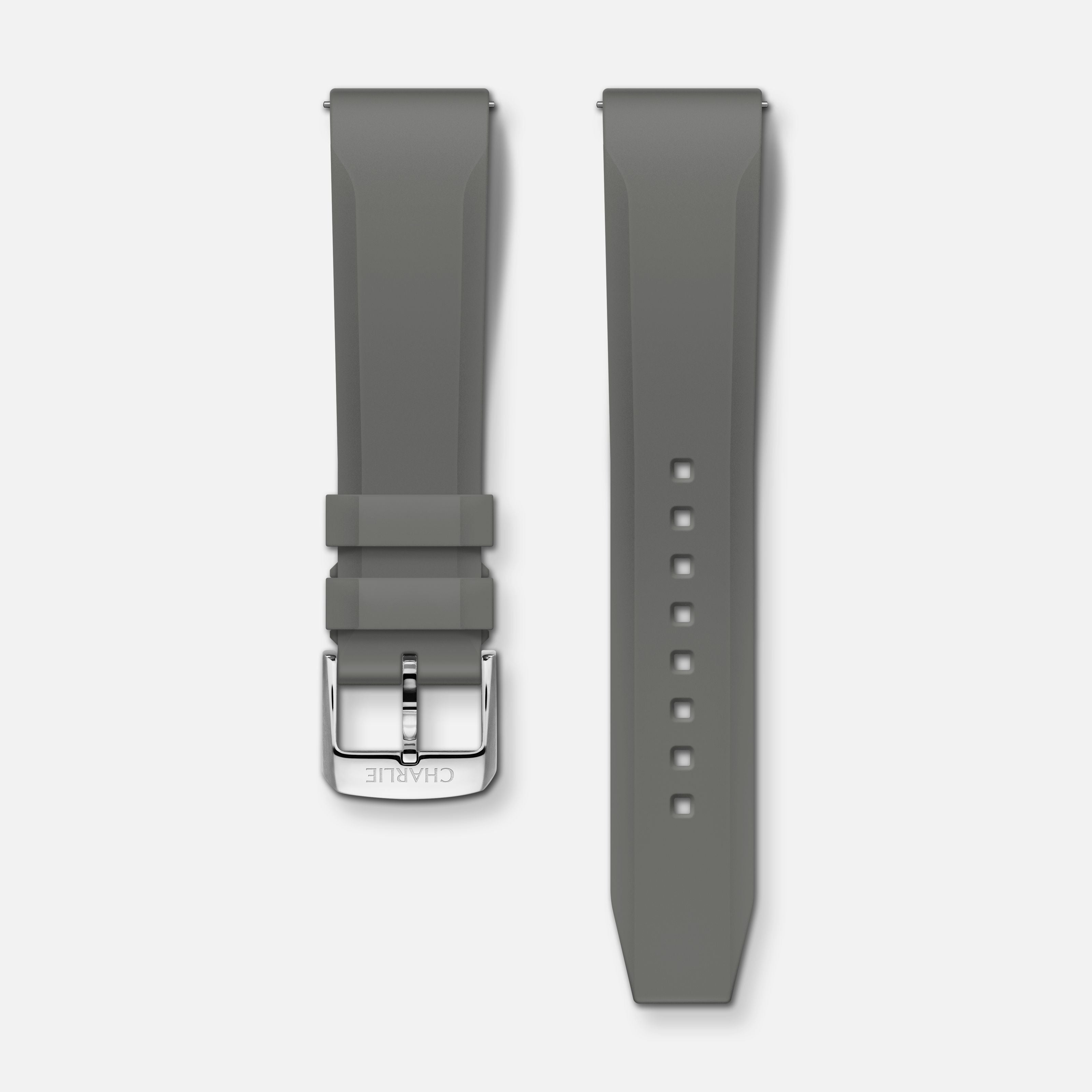 charlie-paris-bracelet-caoutchouc-gris-nbr-20mm image 1