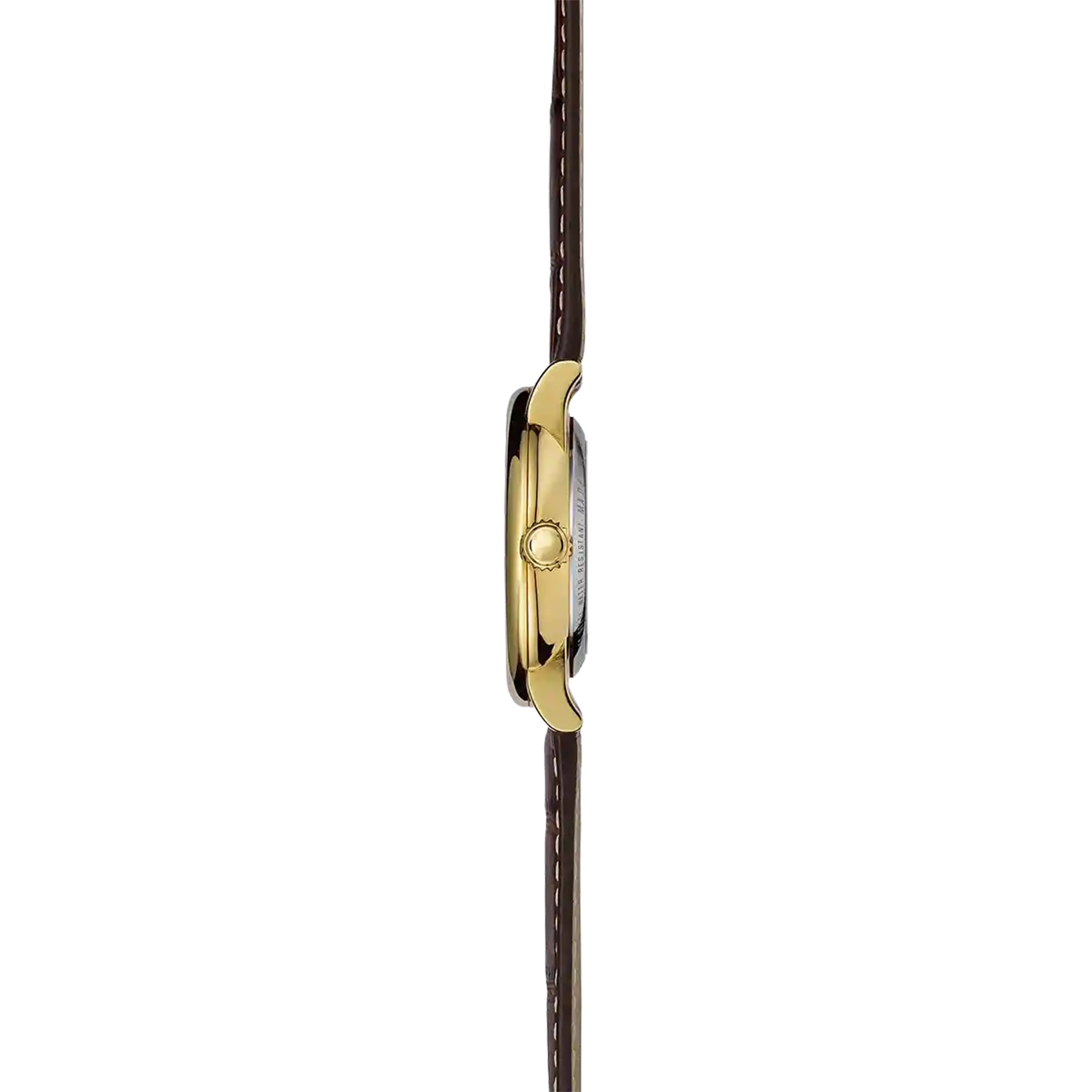 herbelin-inspiration-automatique-acier-bicolore-pvd-or-et-cuir-marron image 3