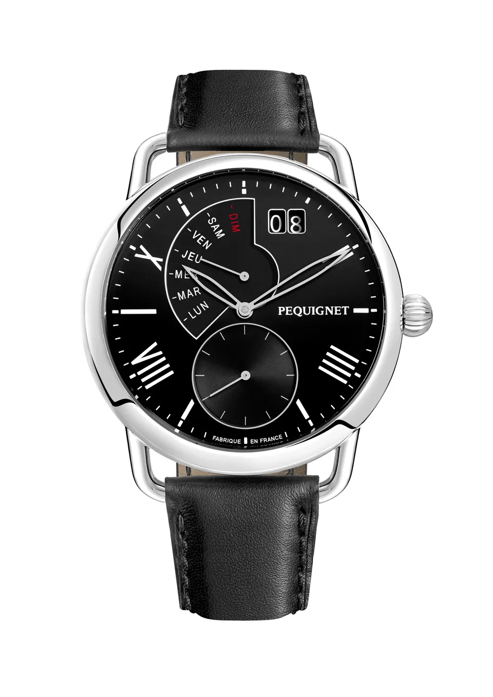 pequignet-equus-origine-montre-homme-quartz-cadran-noir image 1
