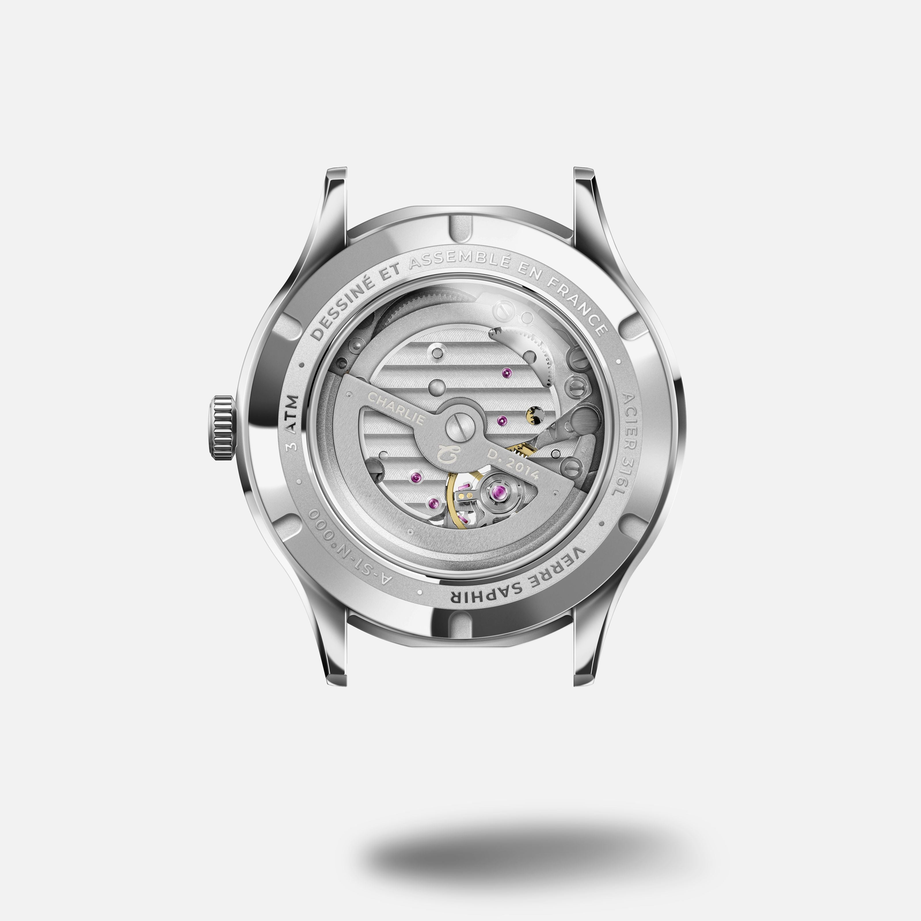 charlie-paris-initial-dition-anniversaire-10-ans-montre-automatique-homme-bleu-s image 7