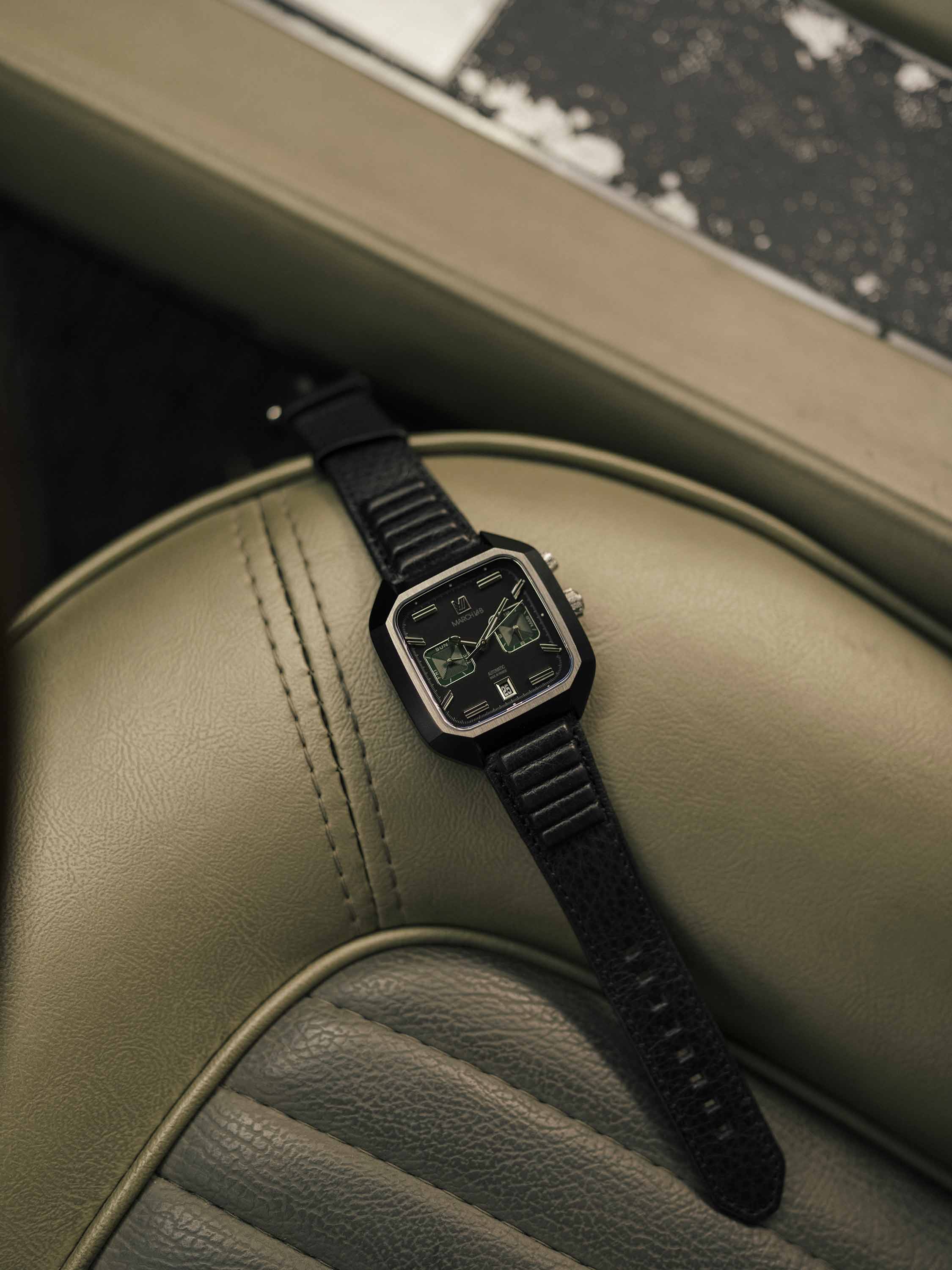 march-la-b-am2-calendar-automatique-phantom-41-mm-montre-homme-cadran-noir image 6