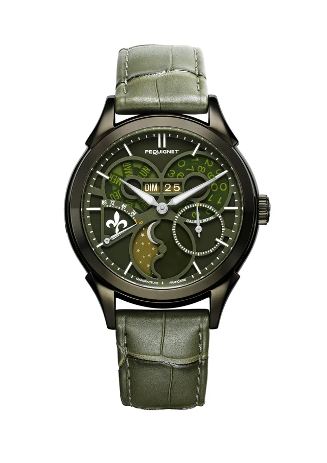 pequignet-royale-saphir-vert-jade-s-rie-limit-e-montre-homme-calibre-royal image 1