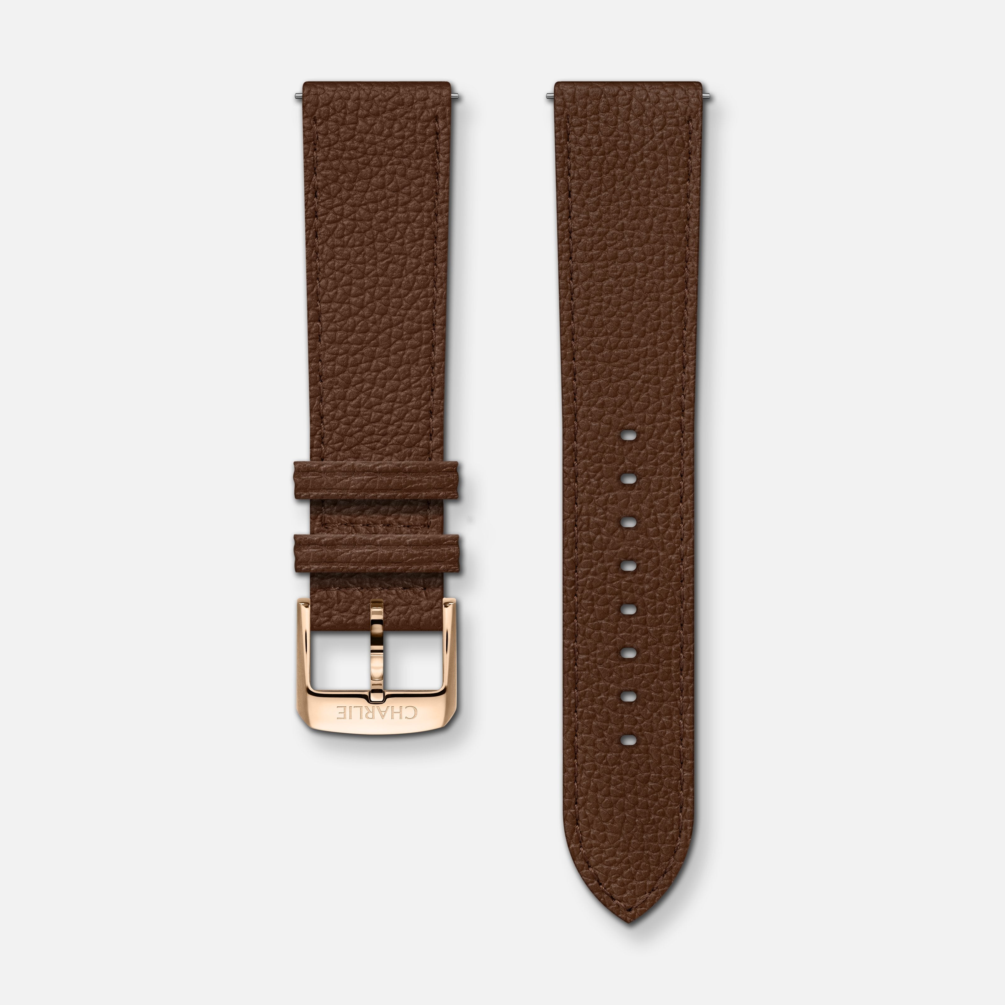 charlie-paris-bracelet-montre-cuir-grain-marron-20mm image 4