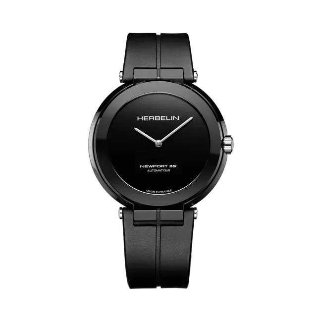 herbelin-newport-automatique-c-ramique-noire-35e-anniversaire-dition-limit-e-500 image 1