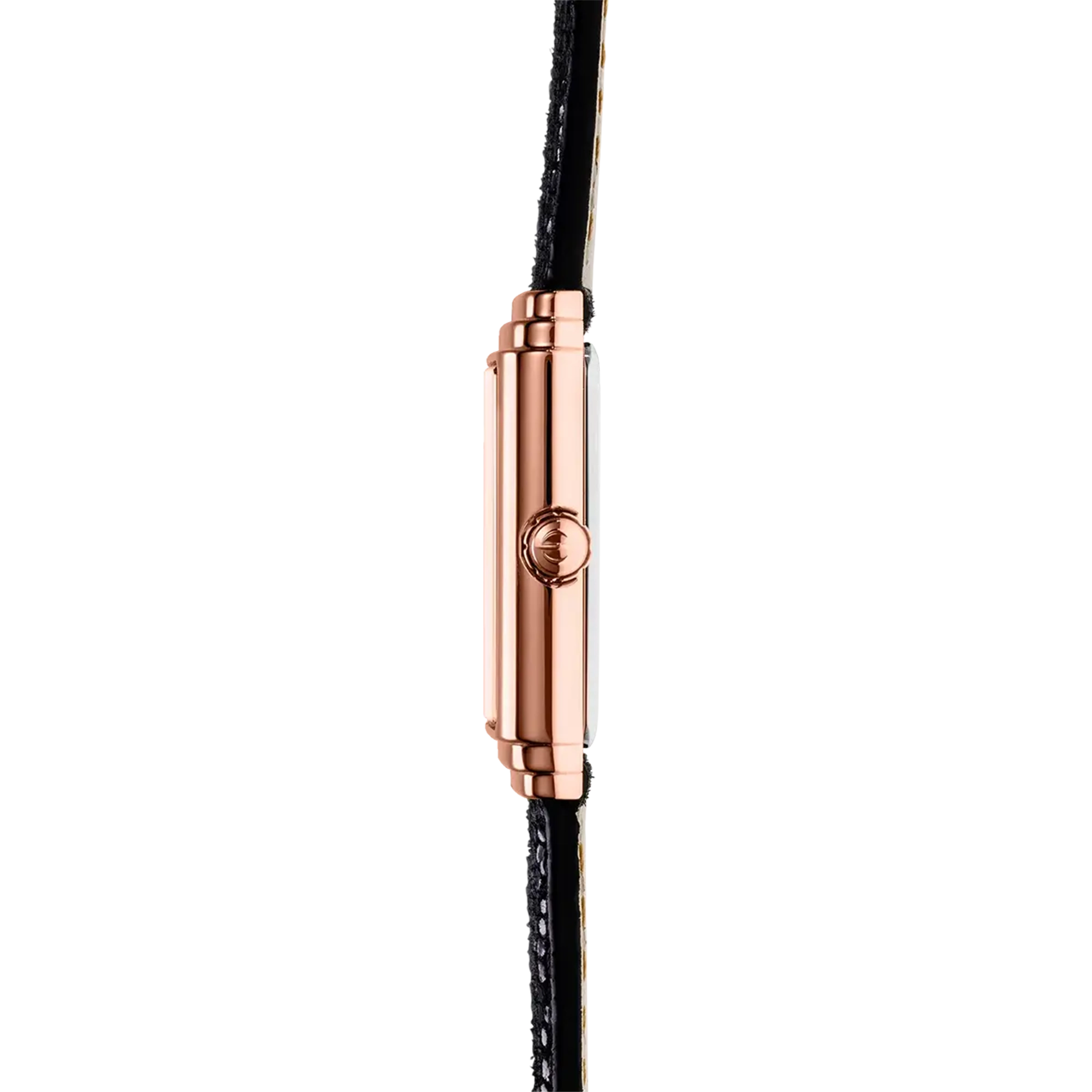 herbelin-art-d-co-1925-s-empire-pvd-or-rose-cadran-noir-femme image 2