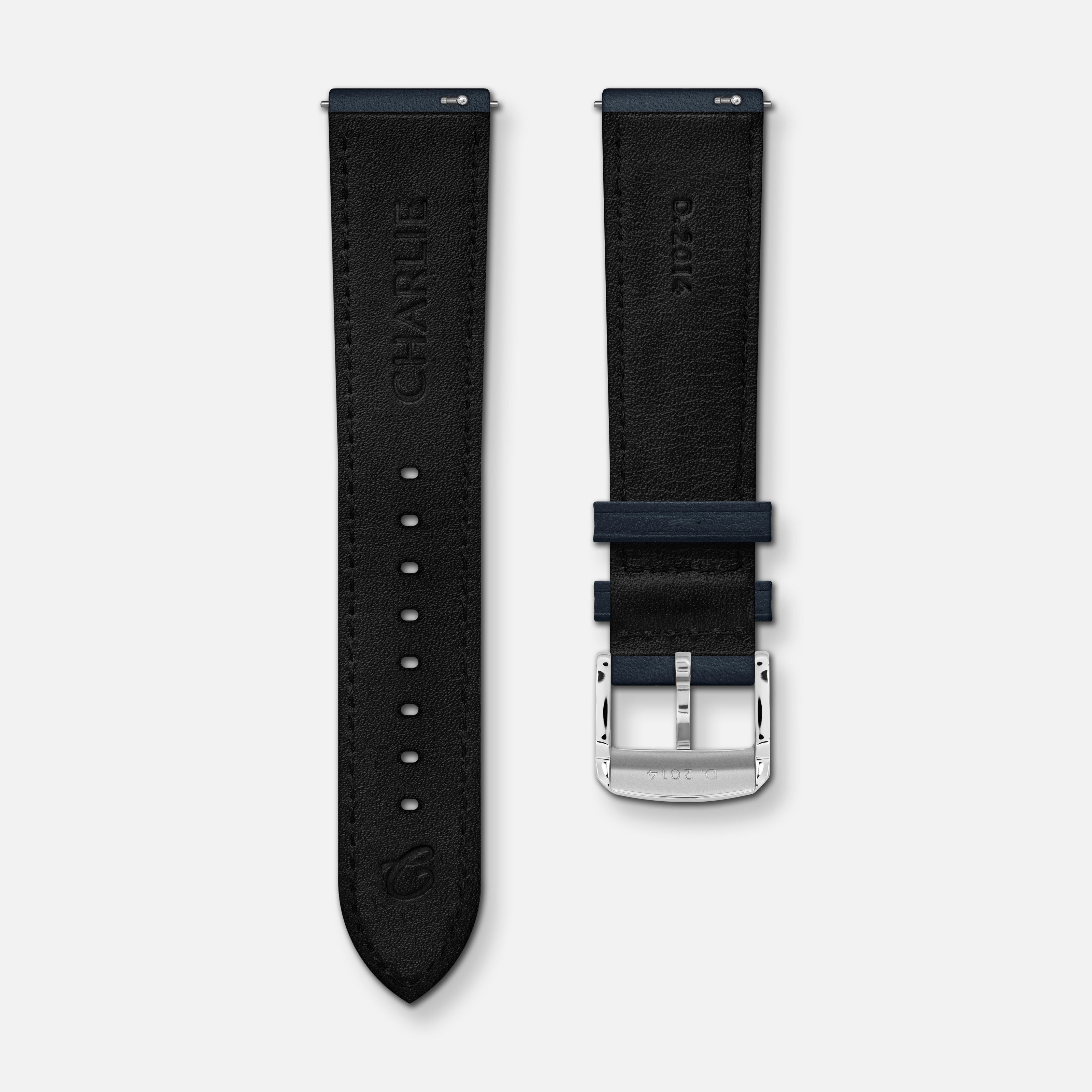 charlie-paris-bracelet-montre-cuir-bleu-20mm-homme image 3