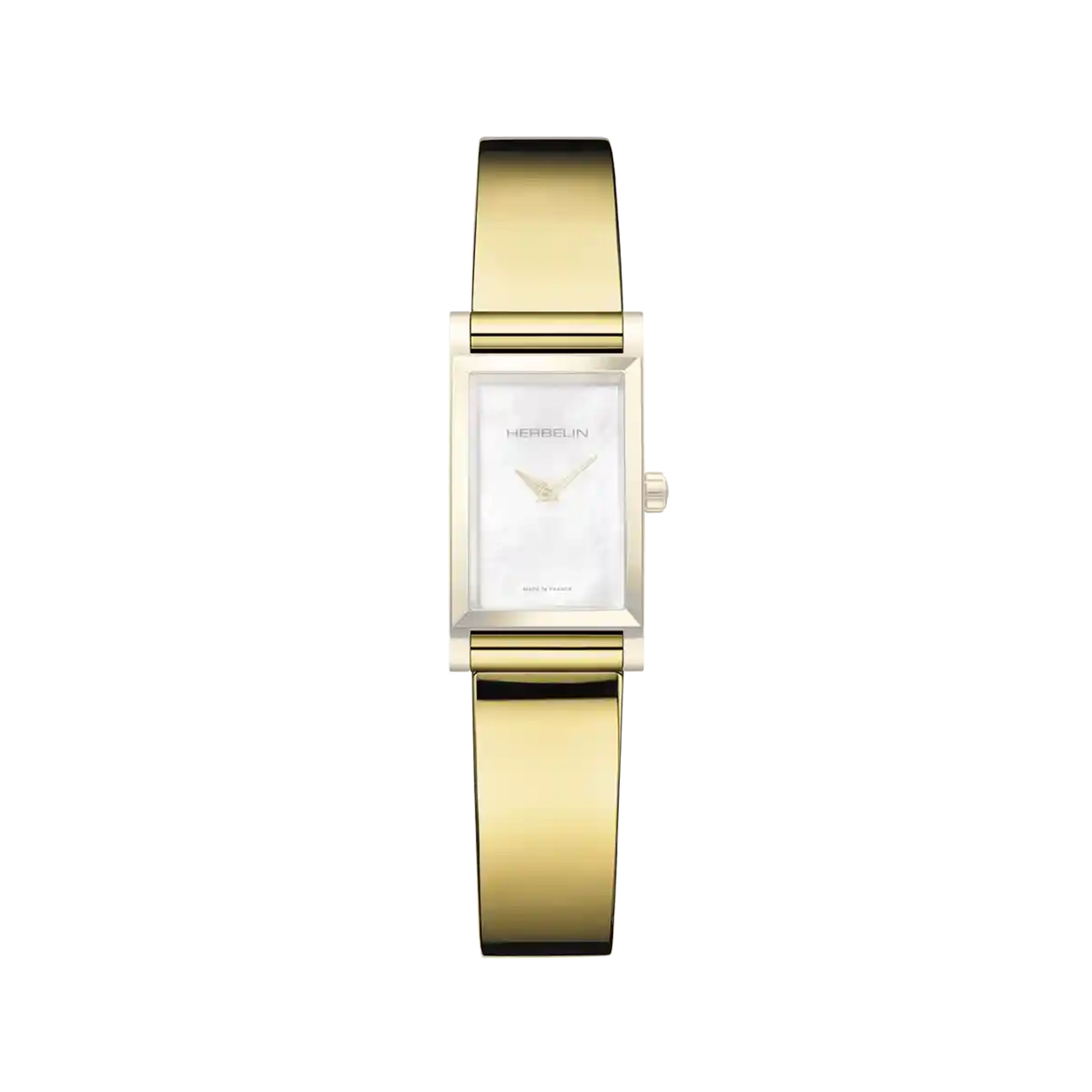 herbelin-antar-s-bracelet-bangle-acier-pvd-or image 1