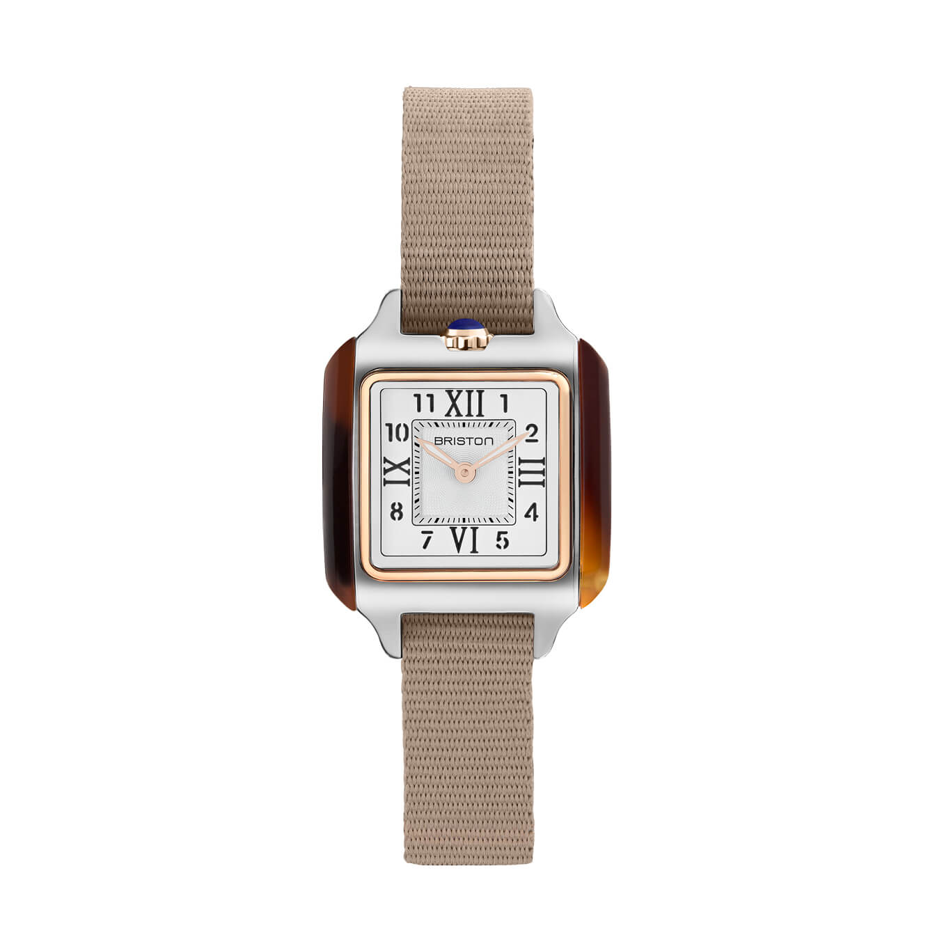 briston-streamliner-kennedy-petite-25mm-gold-blanc-femme image 1