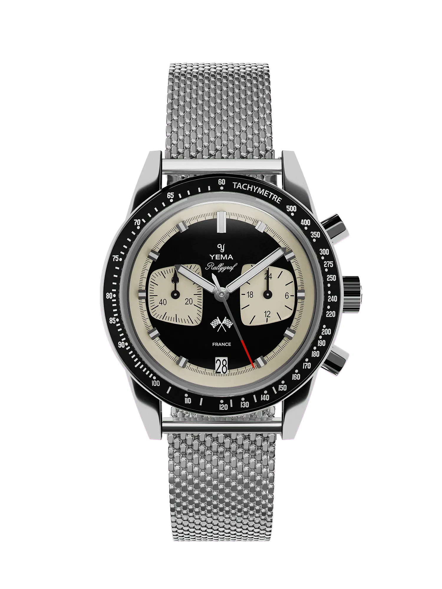 yema-rallygraf-meca-quartz-reverse-panda-chronographe image 4