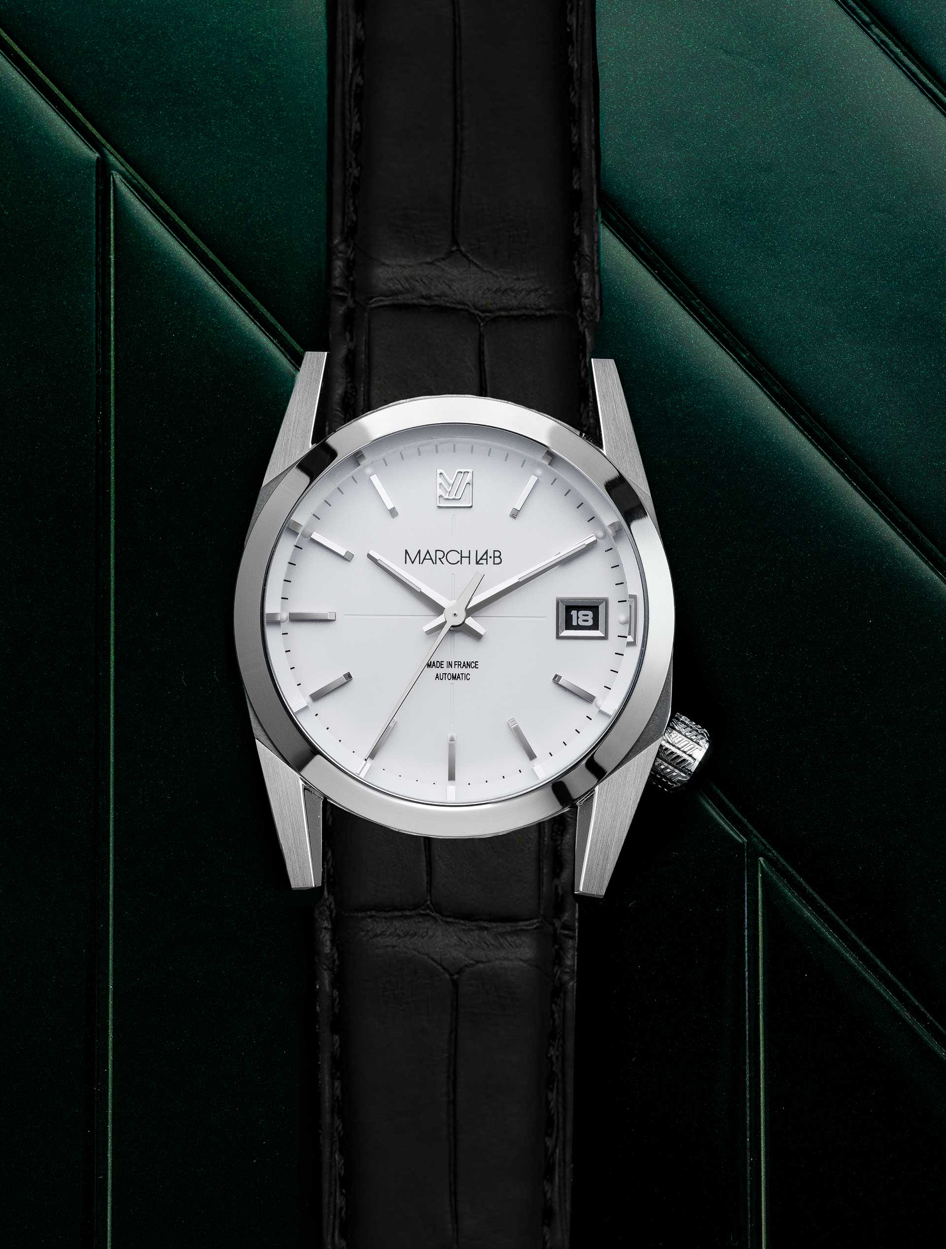 march-la-b-am69-automatique-white-36mm-mixte-100m image 1