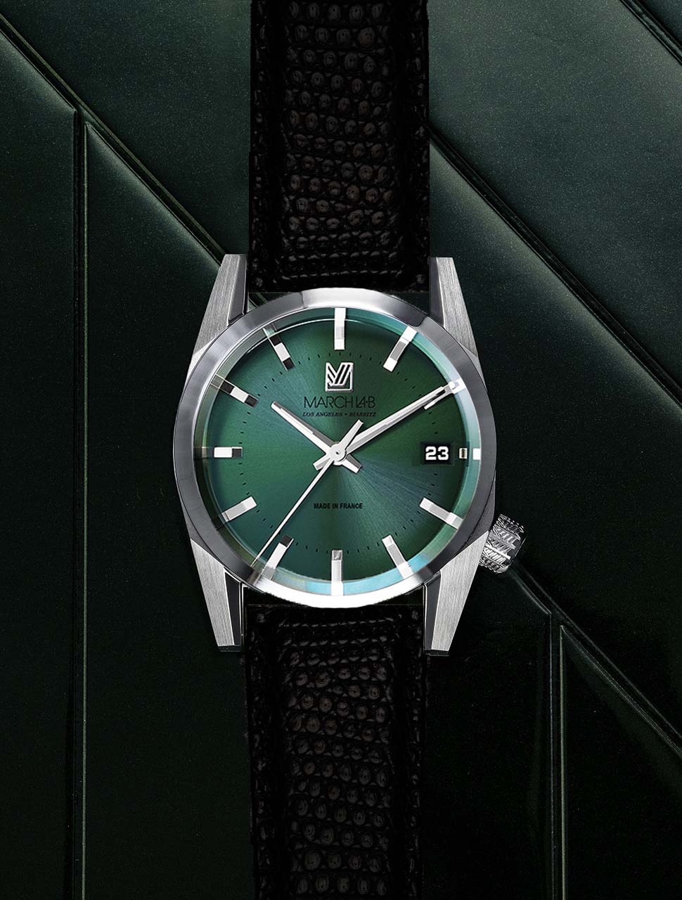 march-la-b-am69-electrique-forest-montre-36-mm-cadran-vert image 6