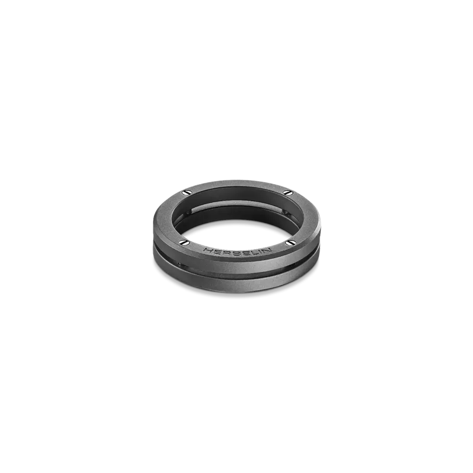 herbelin-bague-newport-duo-homme-titane-sabl-mat image 1