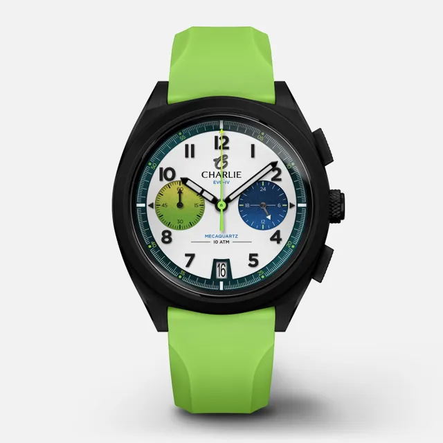 charlie-paris-grx-chronographe-evo-iv-montre-sport-homme-39mm-pvd-noir-cadran-bl image 1