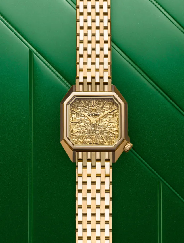 march-la-b-lady-mansart-tweed-gold-26-mm-montre-femme-quartz-suisse image 1
