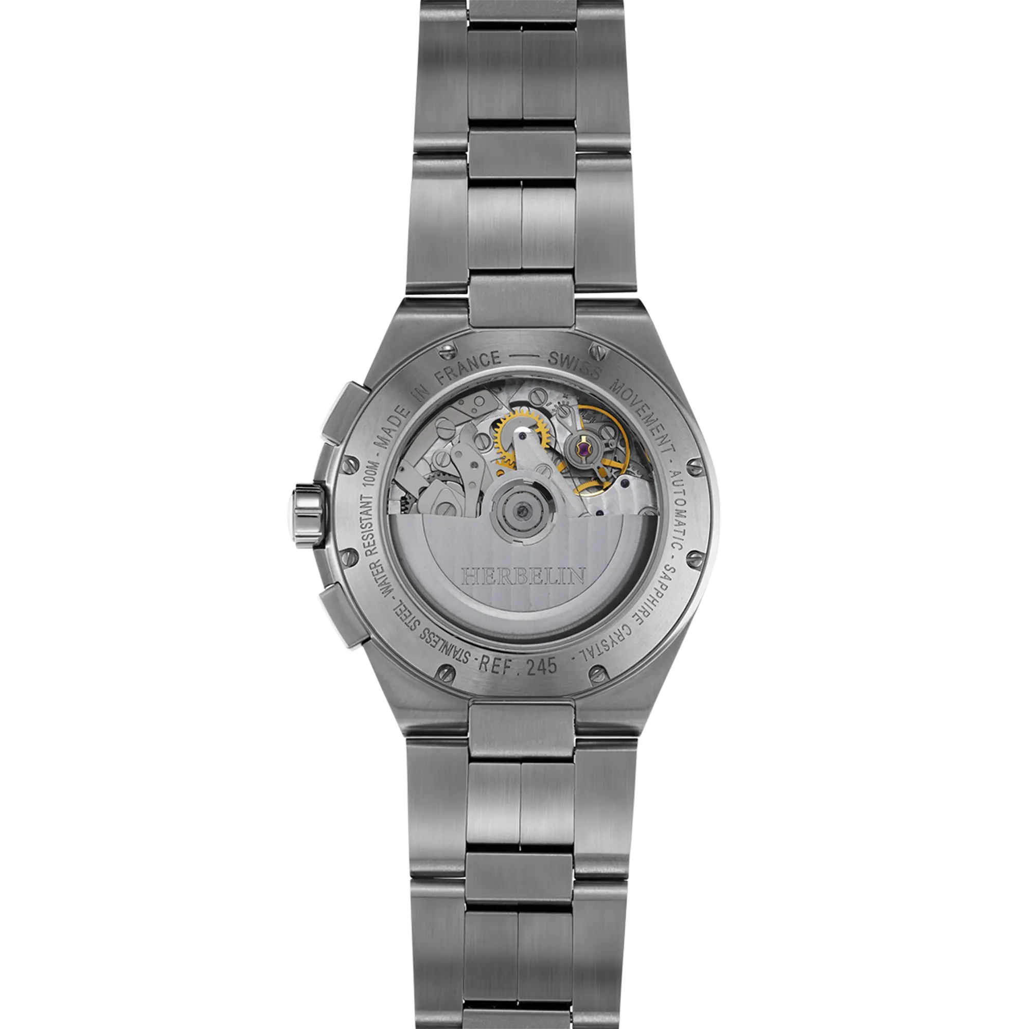 herbelin-cap-camarat-chronographe-automatique-42mm-montre-homme-acier-bleu image 4