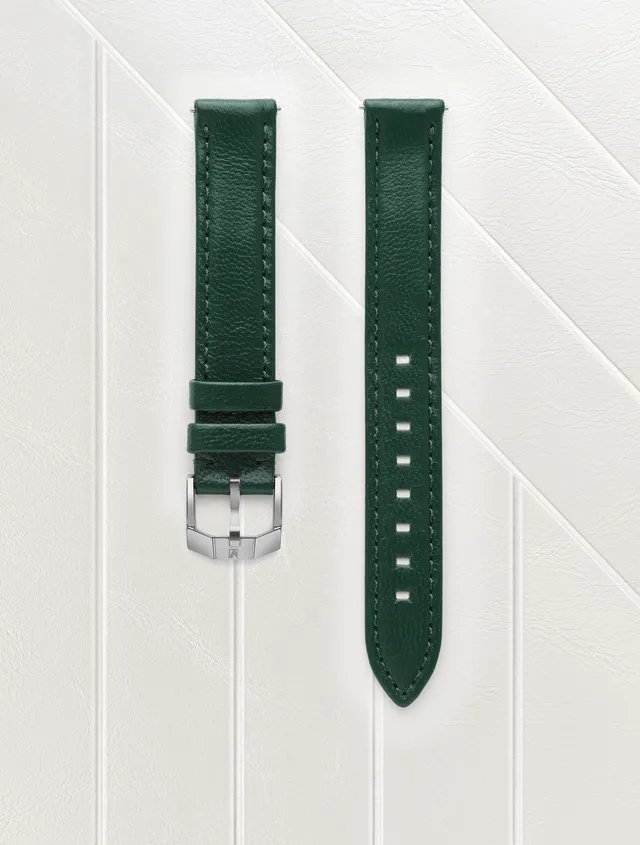 march-la-b-bracelet-chevreau-vert-14mm-bracelet-cuir-femme image 1