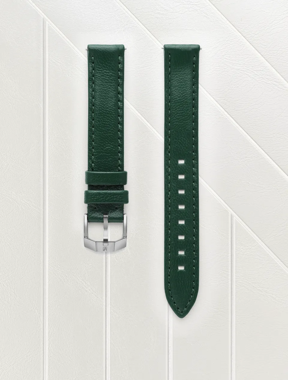 march-la-b-bracelet-chevreau-vert-14mm-bracelet-cuir-femme image 1