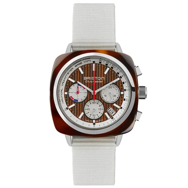 briston-clubmaster-regatta-chrono-42-mm-noyer-blanc-200-m image 1