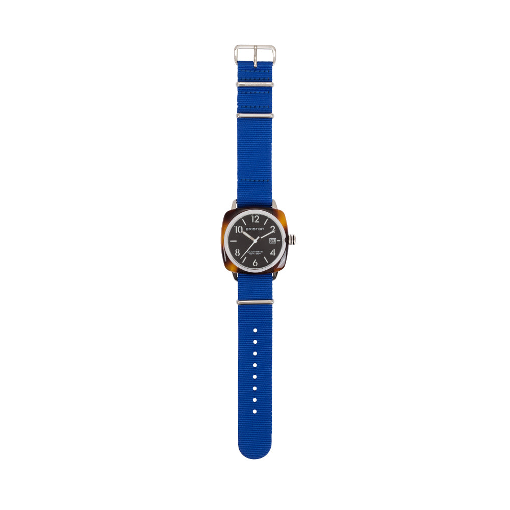 briston-bracelet-type-nato-20-mm-bleu-lectrique image 2