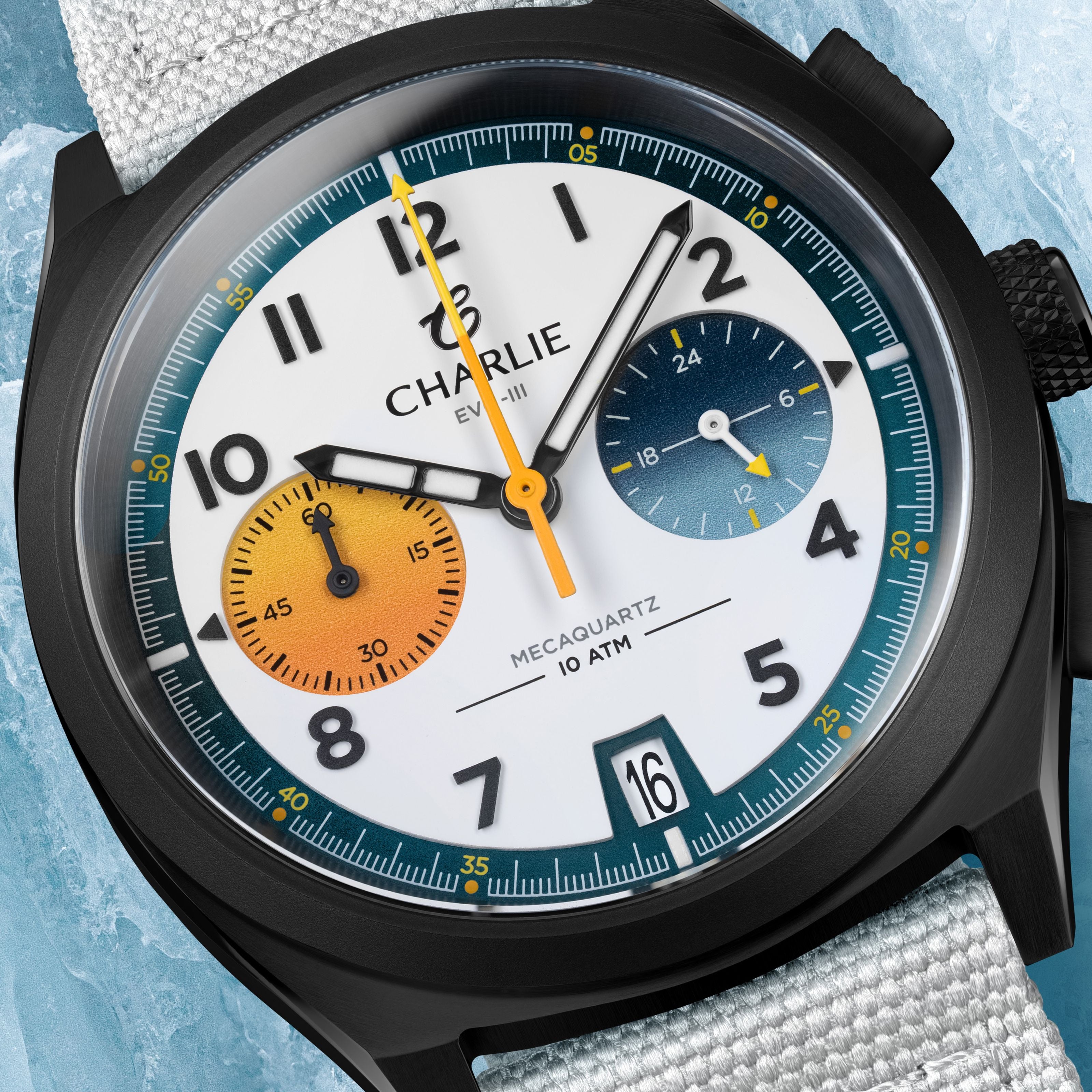 charlie-paris-grx-chronographe-evo-iii-montre-sport-homme-39mm-pvd-noir-cadran-b image 5