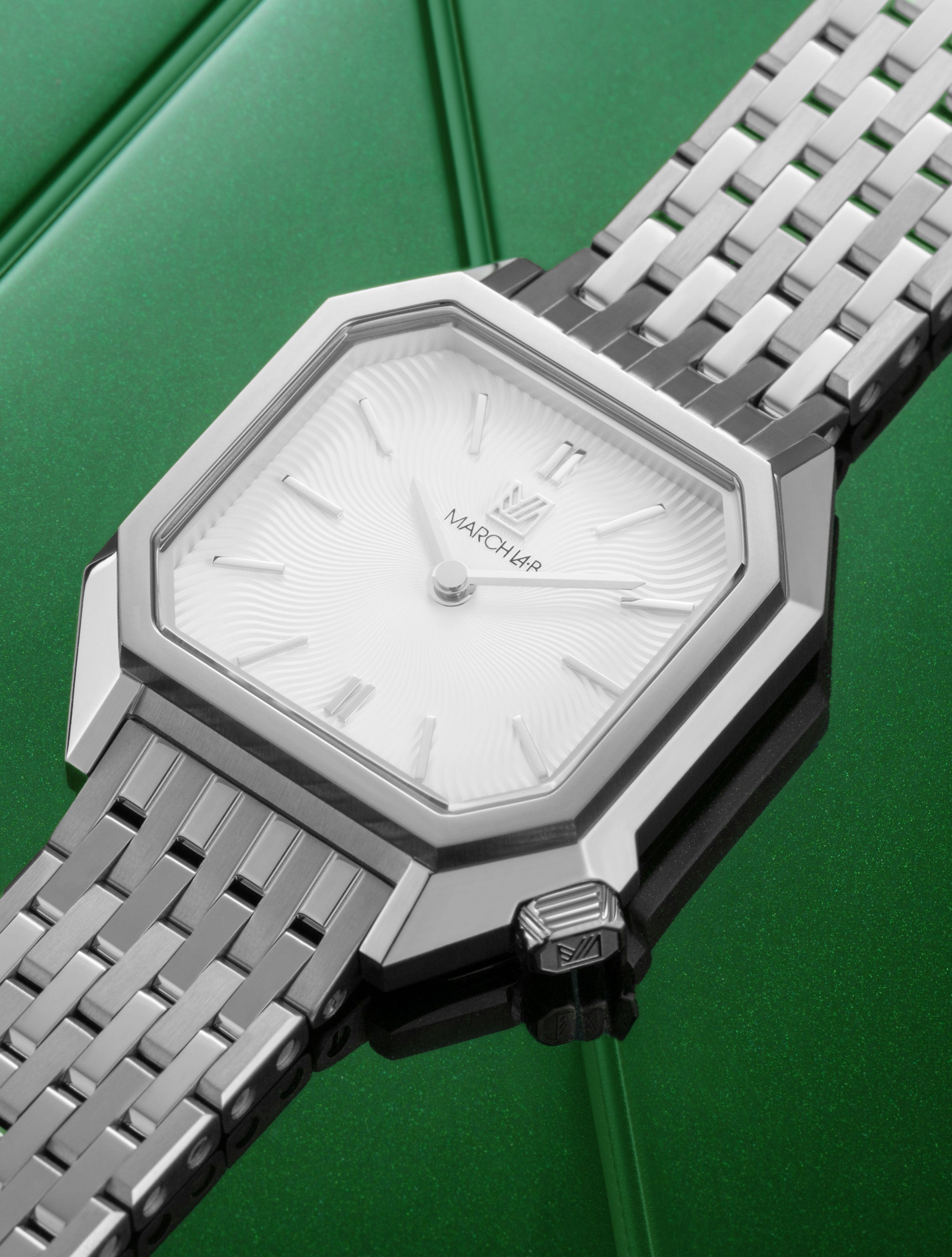 march-la-b-lady-mansart-spirale-blanc-montre-femme-26-mm-cadran-blanc image 6