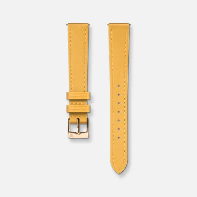 charlie-paris-bracelet-cuir-jaune-toscan-14mm image 1