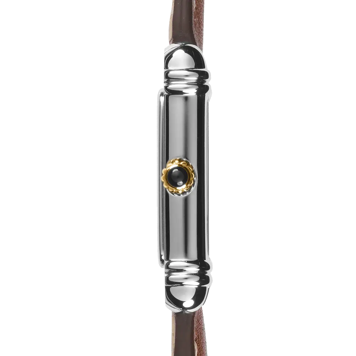 herbelin-art-d-co-quartz-montre-femme-bicolore-cuir-camel-bestseller image 3