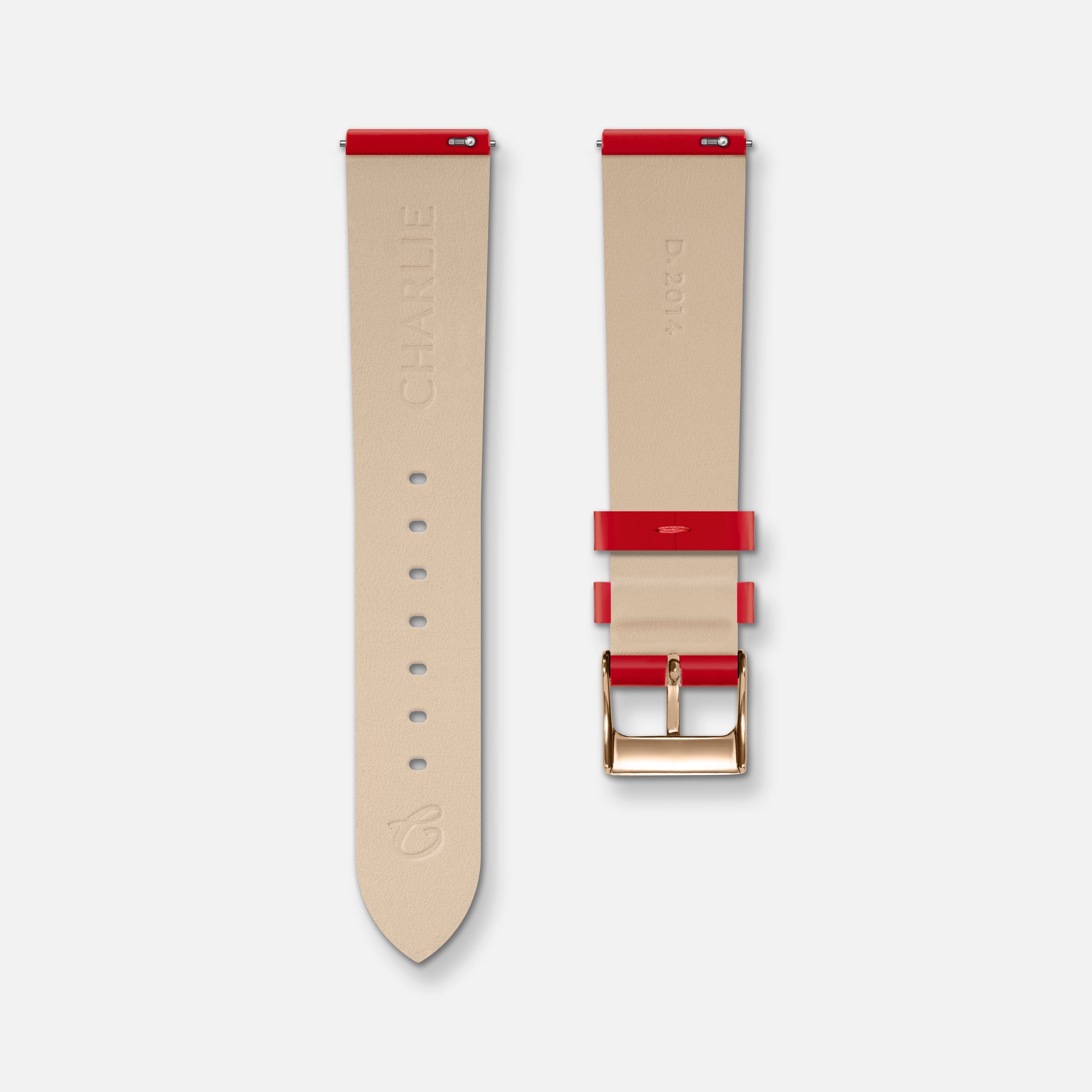 charlie-paris-bracelet-cuir-vernis-rouge-18mm image 2