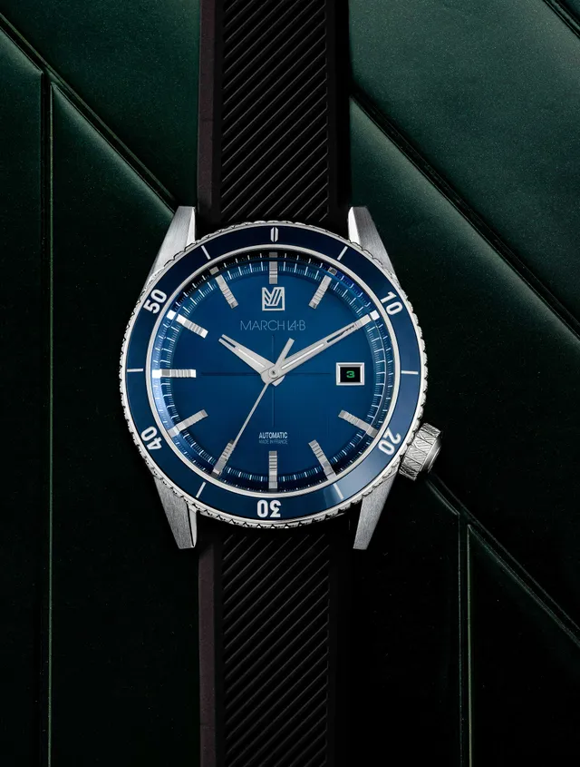 march-la-b-bonzer-automatique-double-blue-41mm-plongeuse-200m image 1