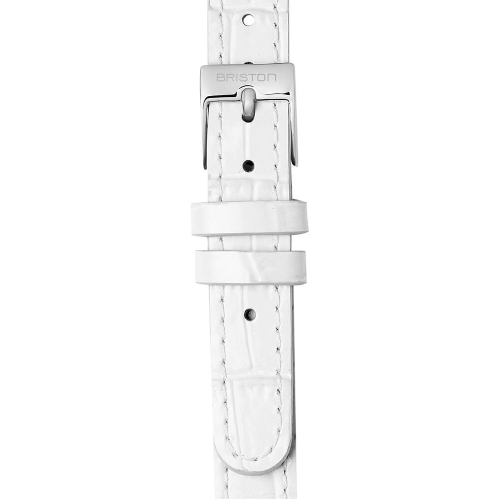 briston-bracelet-cuir-luxury-blanc-12-mm-clubmaster-lady image 2
