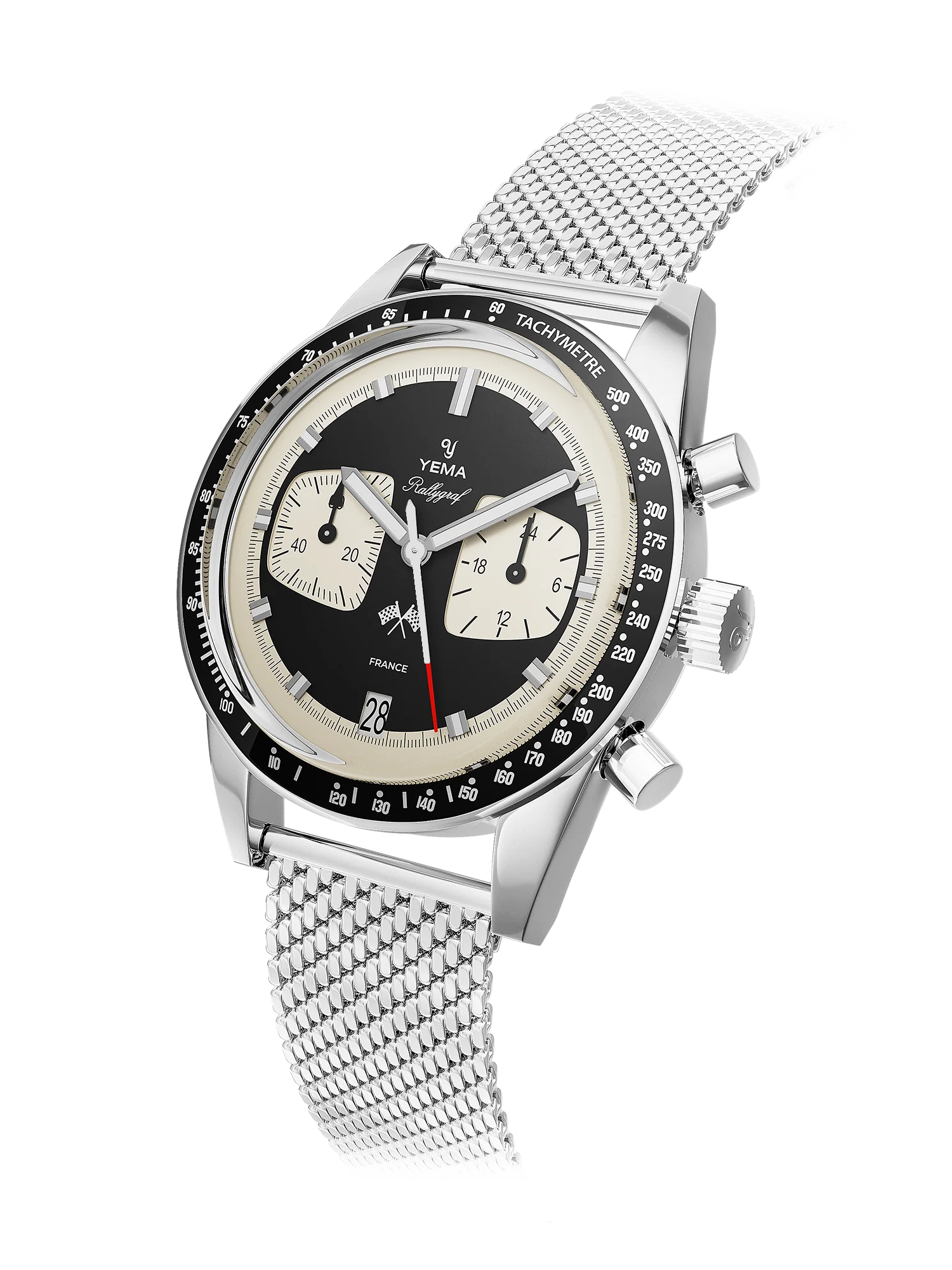 yema-rallygraf-meca-quartz-reverse-panda-chronographe image 5