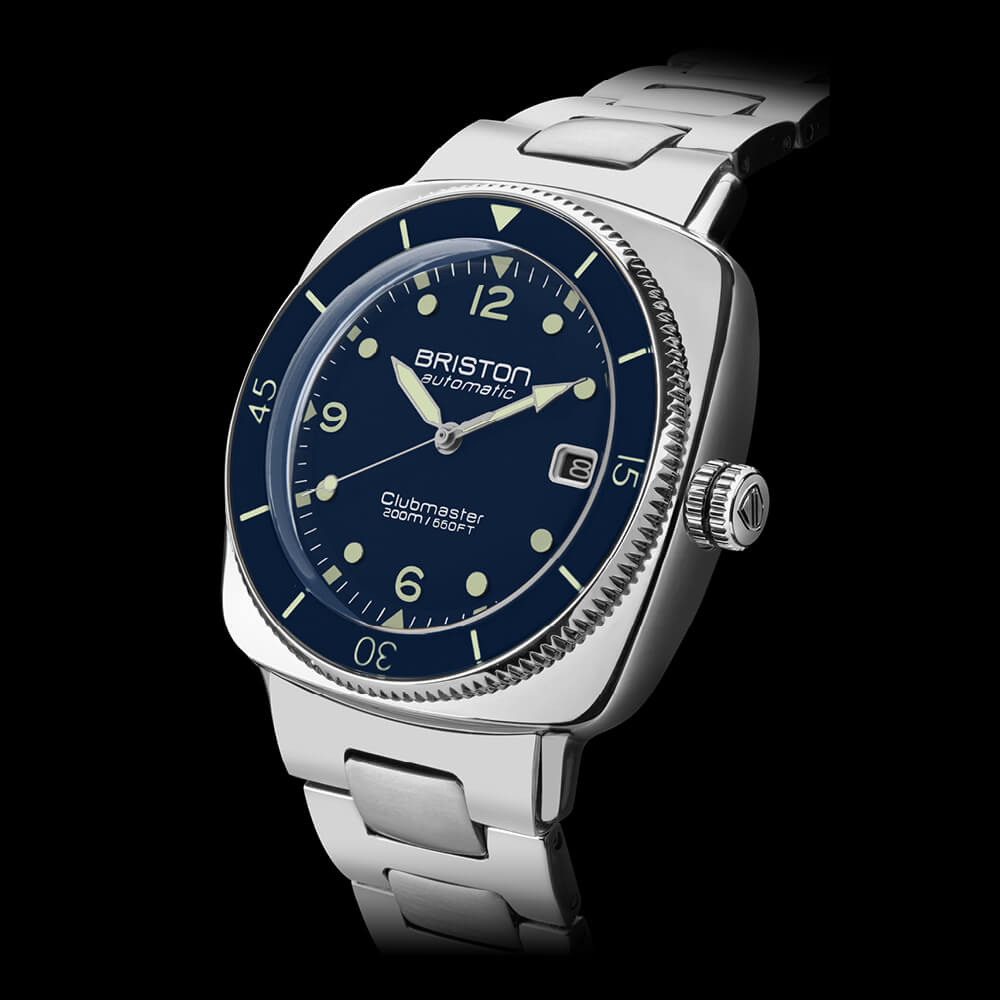 briston-clubmaster-legend-diver-montre-automatique-40-mm-bleu-marine-acier image 3