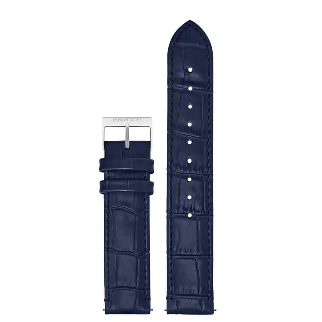 briston-bracelet-cuir-luxury-18-mm-bleu-marine-mat image 1